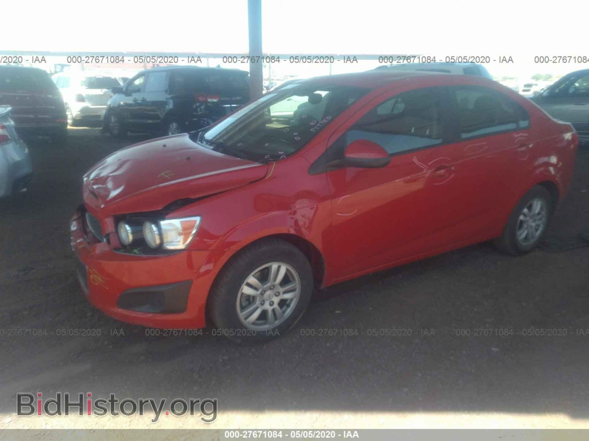 2012 CHEVROLET SONIC - VIN: 1G1JB5SH1C4142345 - Фото 2