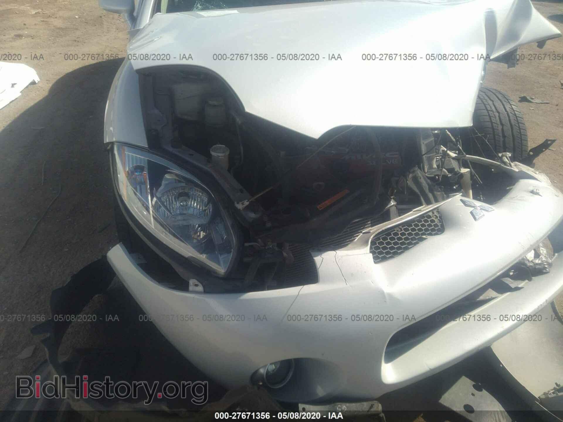 2006 MITSUBISHI ECLIPSE - VIN: 4A3AK34T46E019275 - Фото 6
