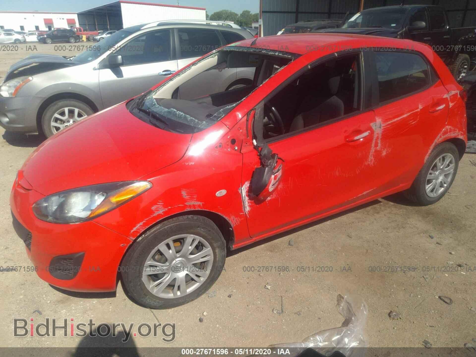 2014 MAZDA MAZDA2 - VIN: JM1DE1KZ1E0177233 - Фото 2