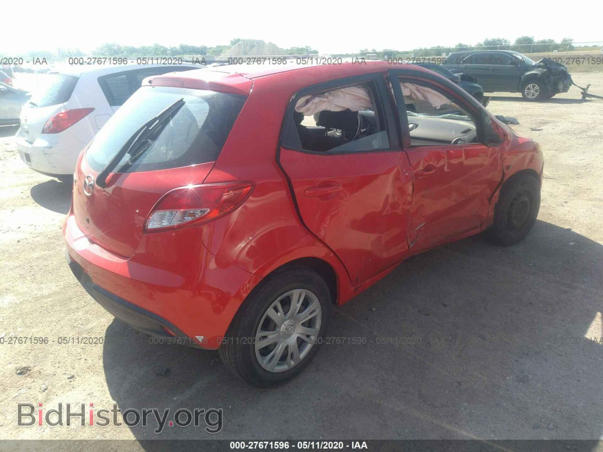 2014 MAZDA MAZDA2 - VIN: JM1DE1KZ1E0177233 - Фото 4