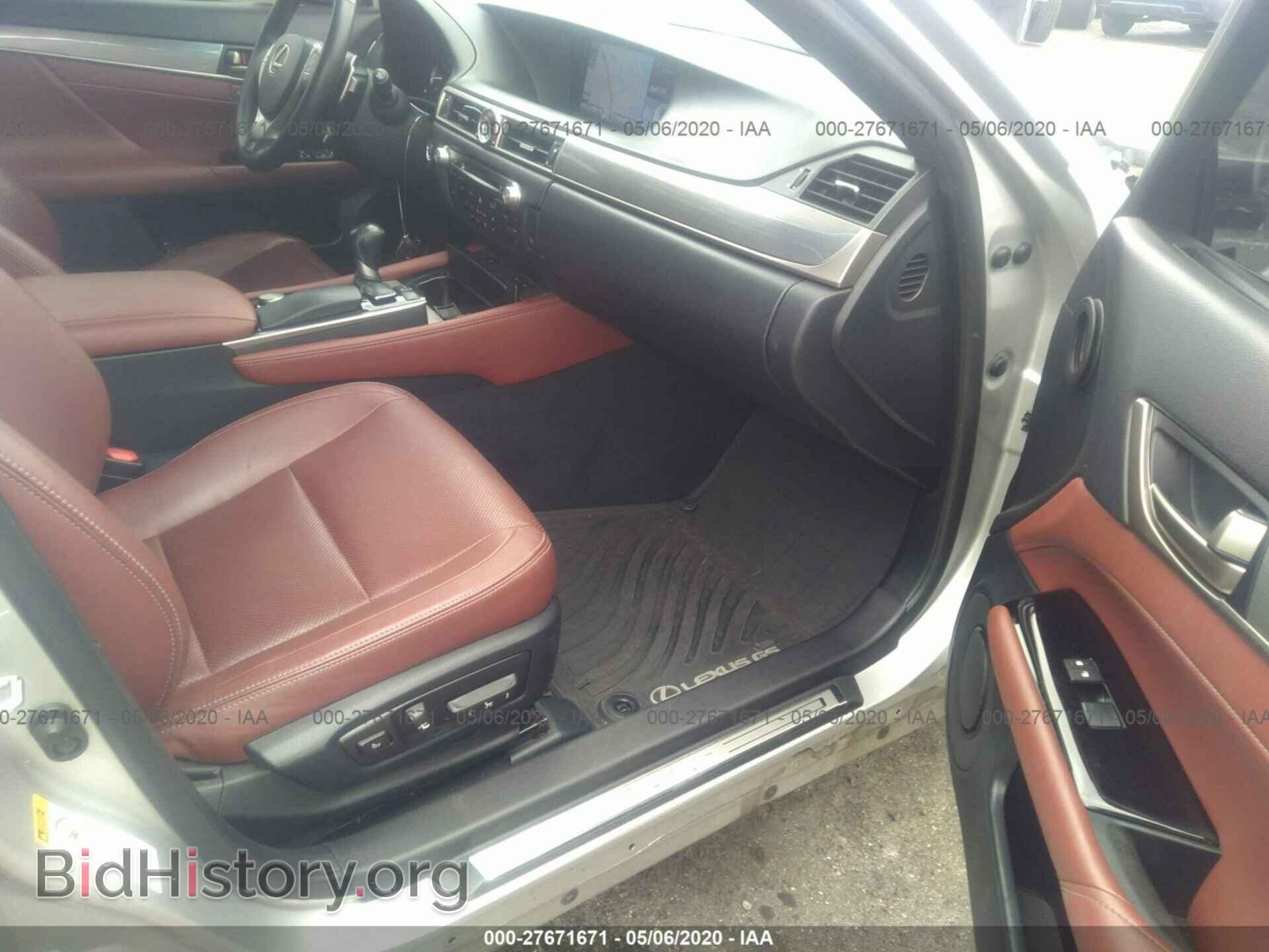 2014 LEXUS GS 350 - VIN: JTHBE1BL4E5038167 - Фото 5