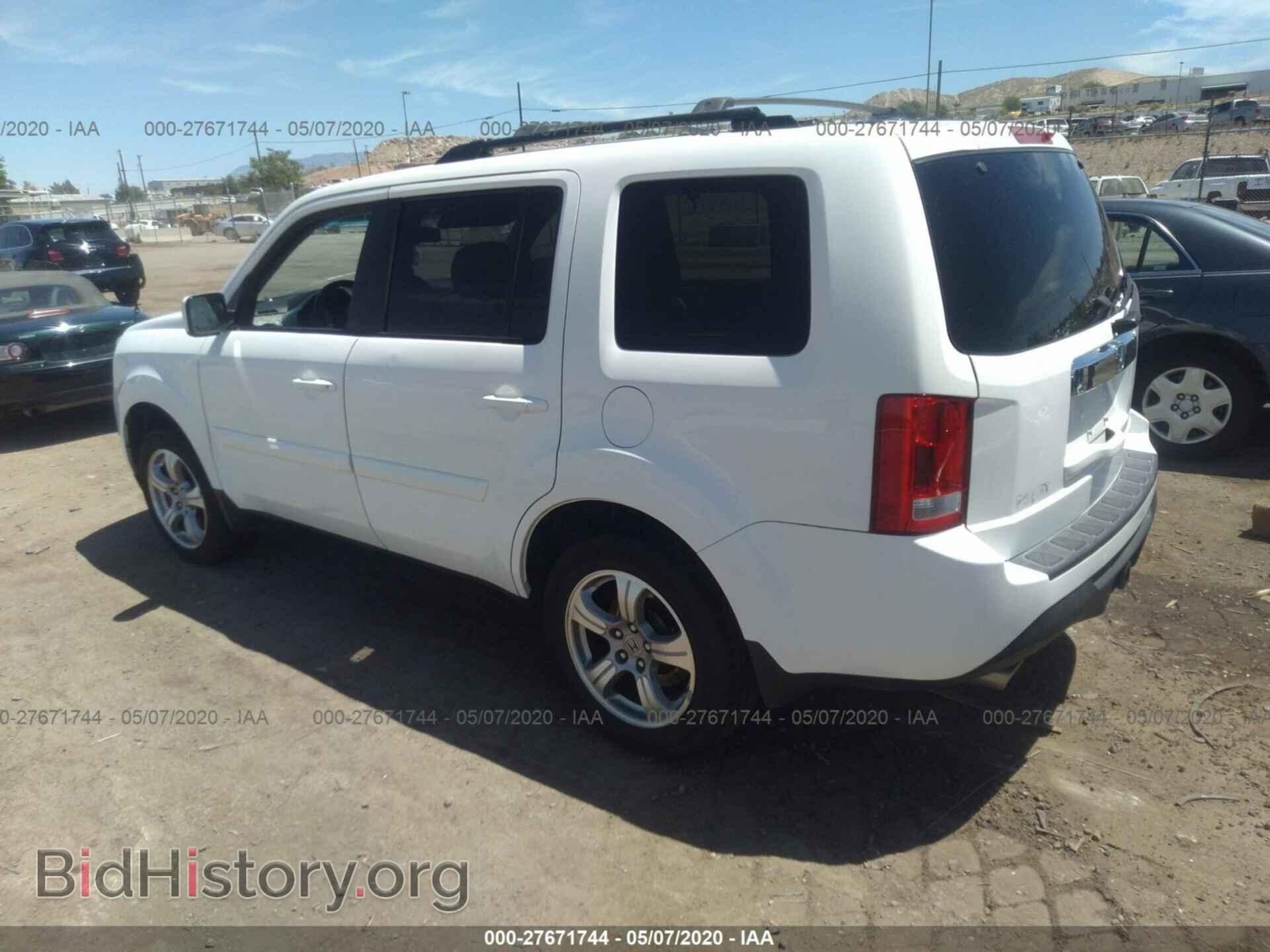 2012 HONDA PILOT - VIN: 5FNYF3H59CB033331 - Фото 3
