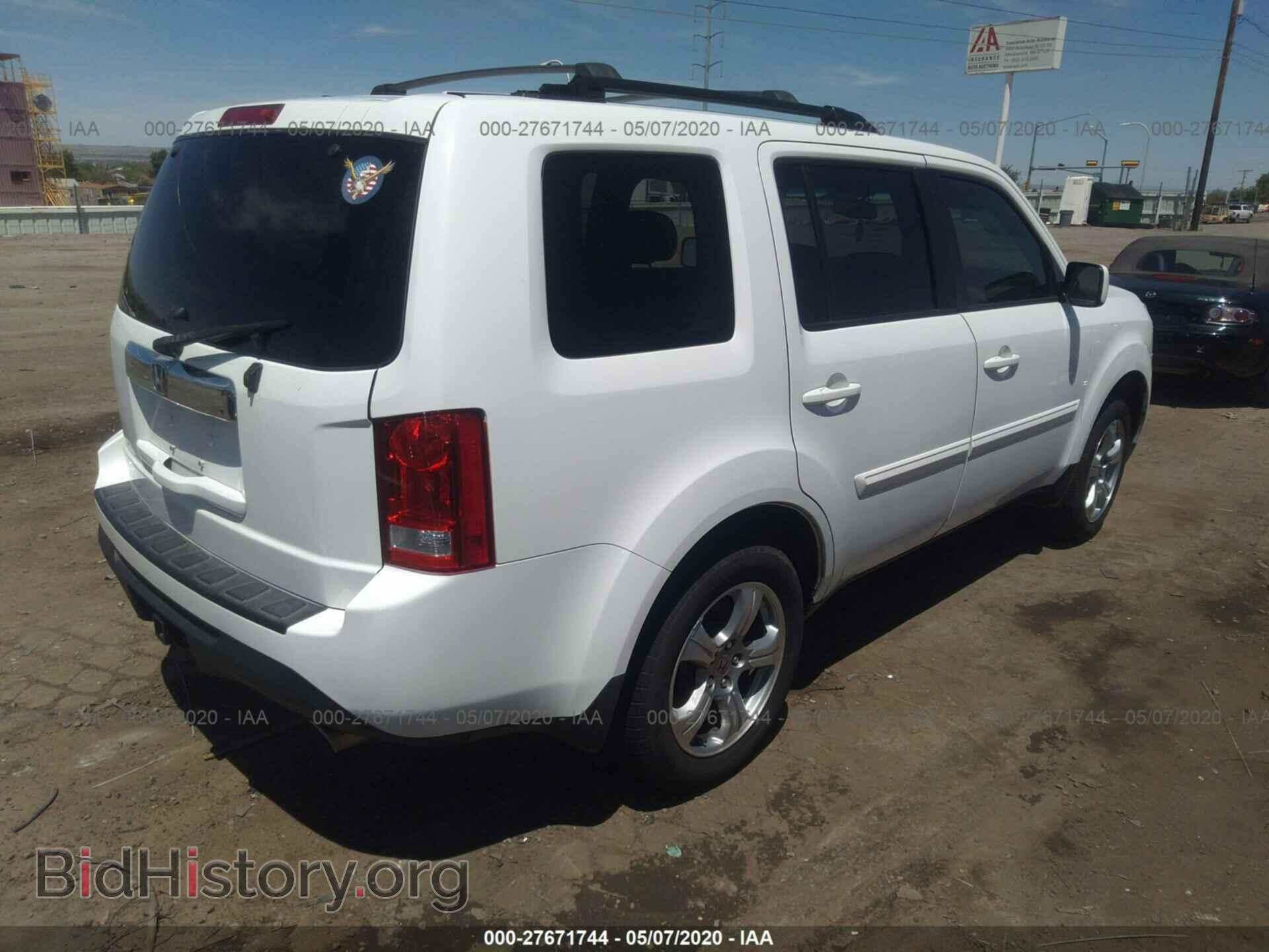 2012 HONDA PILOT - VIN: 5FNYF3H59CB033331 - Фото 4