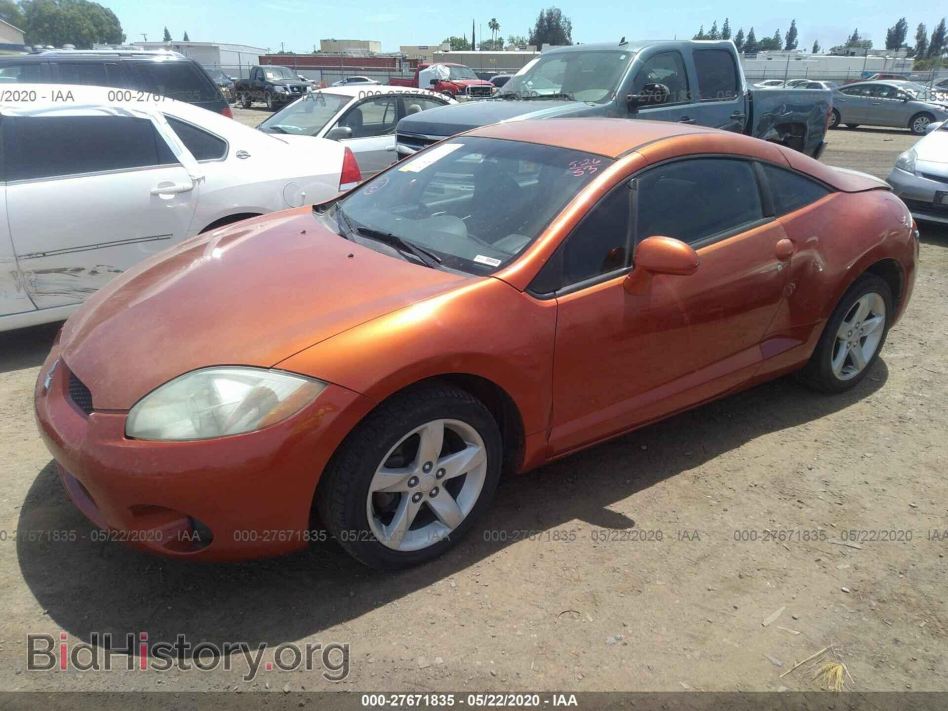 2007 MITSUBISHI ECLIPSE - VIN: 4A3AK24F77E061512 - Фото 2