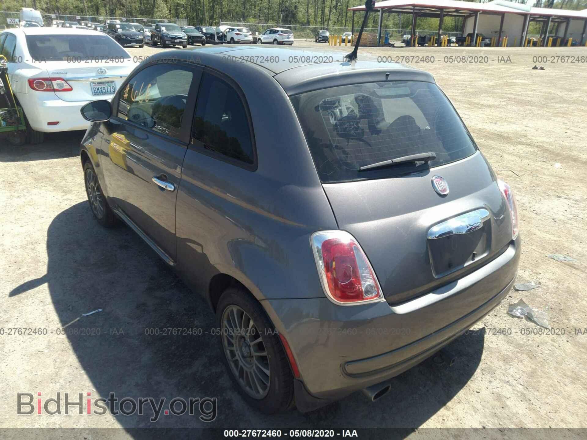 2012 FIAT 500 - VIN: 3C3CFFAR5CT383960 - Фото 3