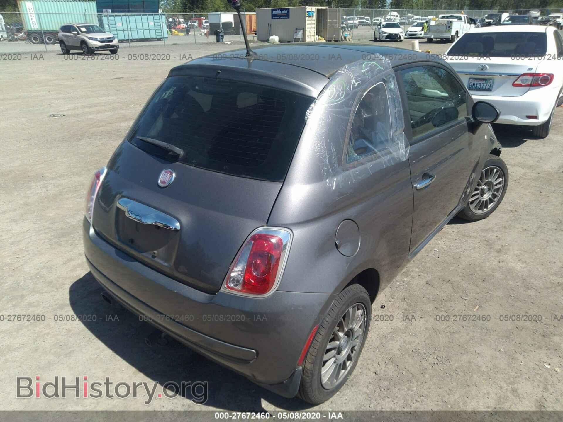 2012 FIAT 500 - VIN: 3C3CFFAR5CT383960 - Фото 4