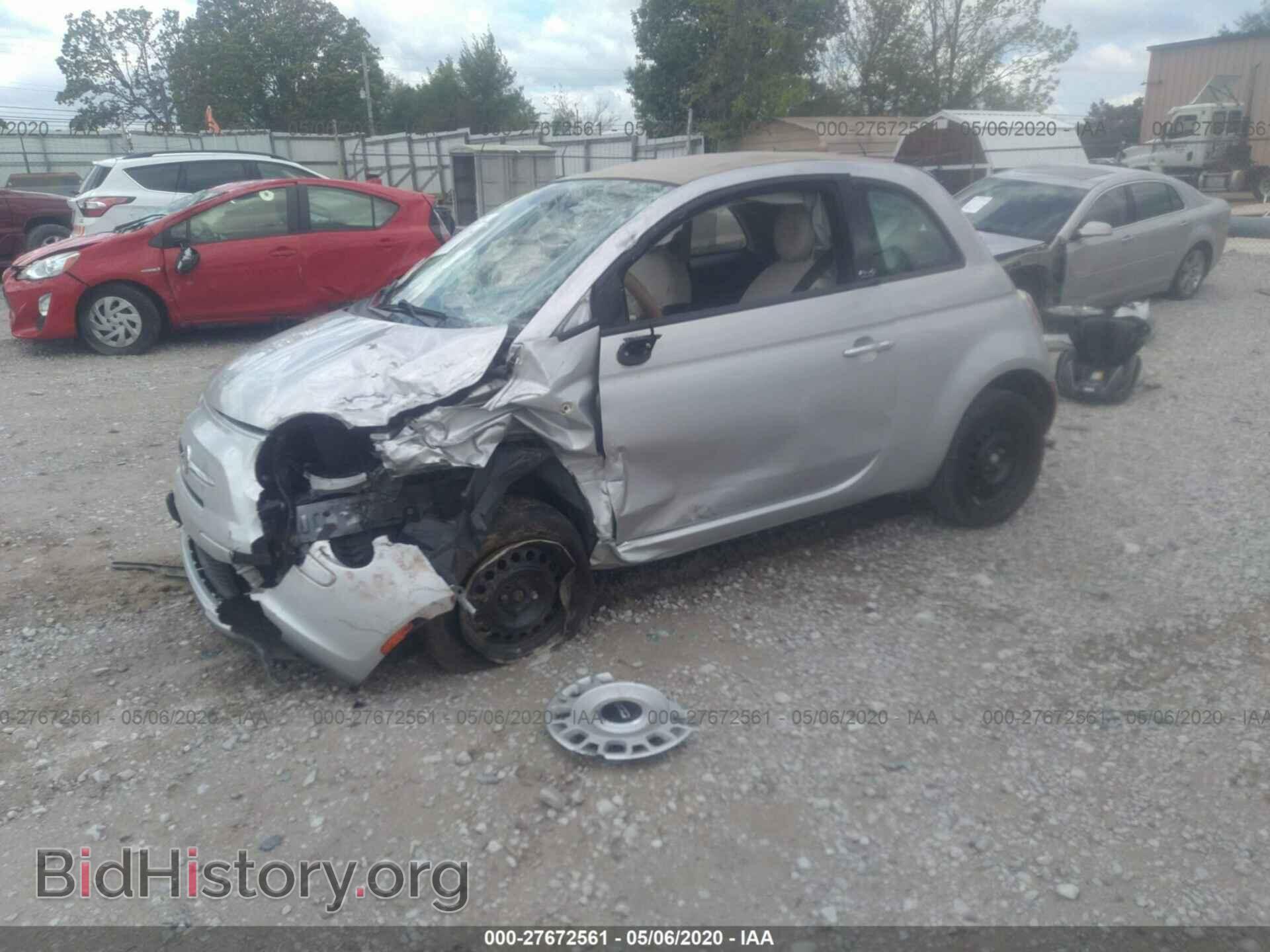 2012 FIAT 500 - VIN: 3C3CFFDR4CT108771 - Фото 2