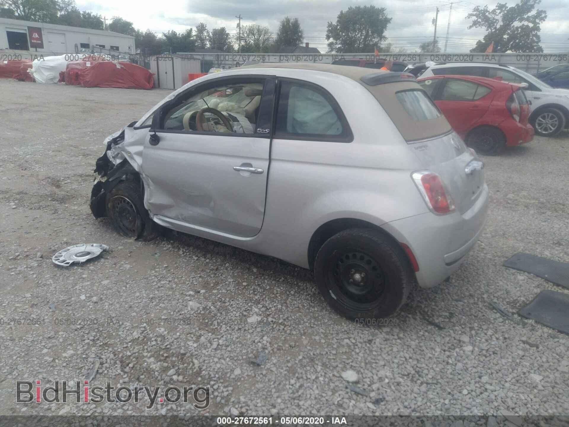 2012 FIAT 500 - VIN: 3C3CFFDR4CT108771 - Фото 3