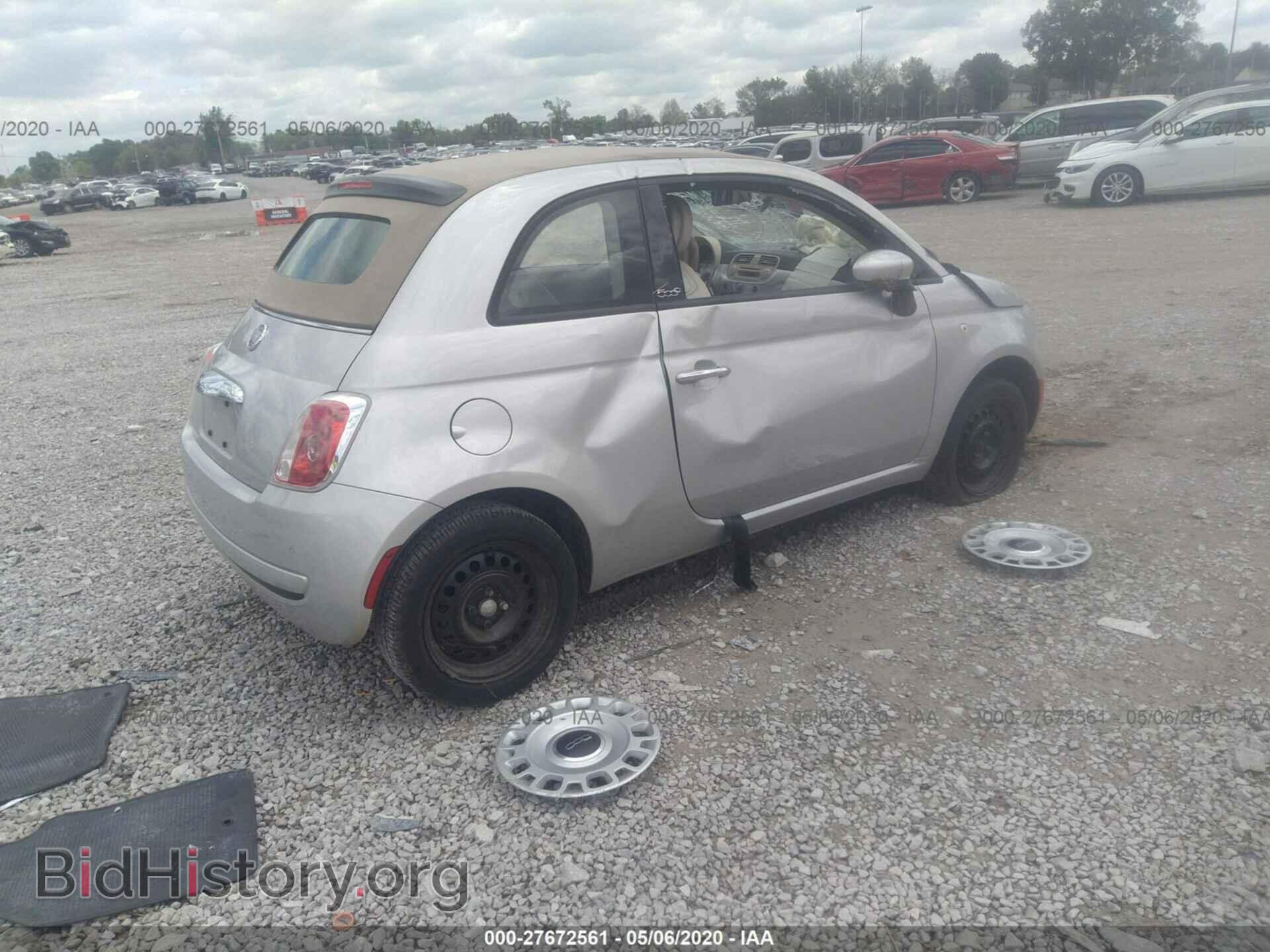 2012 FIAT 500 - VIN: 3C3CFFDR4CT108771 - Фото 4