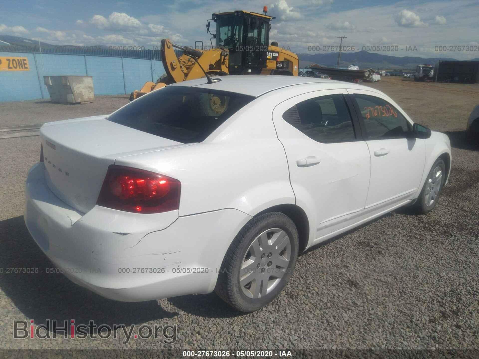 2011 DODGE AVENGER - VIN: 1B3BD4FB8BN567951 - Фото 4