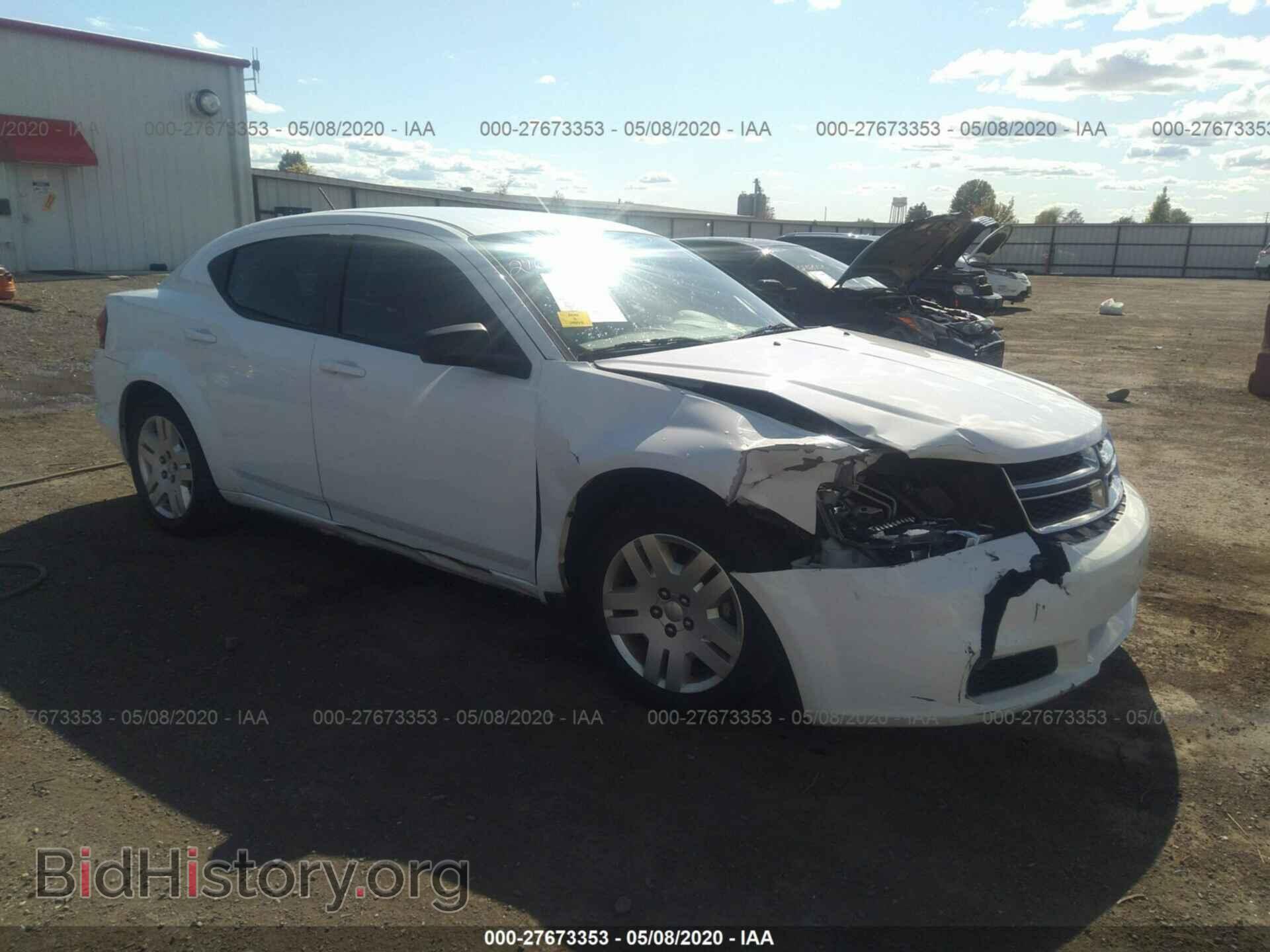 Фотография 1C3CDZAB3CN242959 - DODGE AVENGER 2012