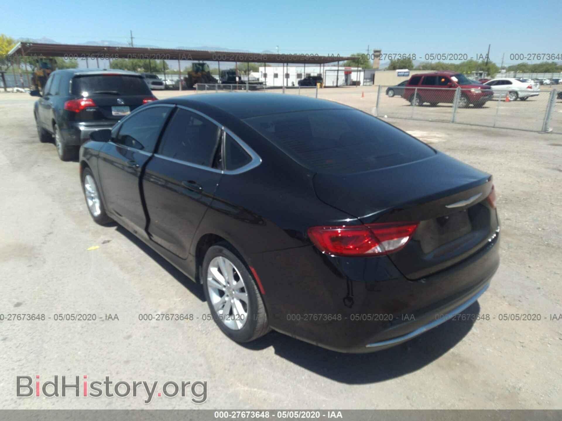 2015 CHRYSLER 200 - VIN: 1C3CCCAB1FN748276 - Фото 3