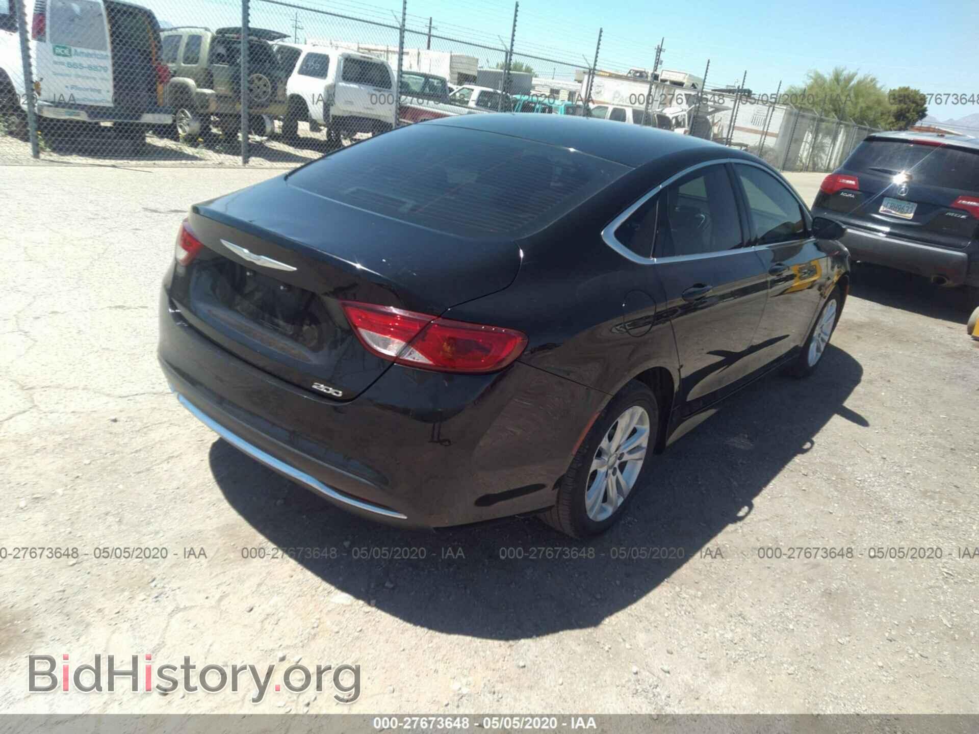 2015 CHRYSLER 200 - VIN: 1C3CCCAB1FN748276 - Фото 4