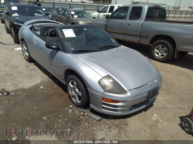 2001 Mitsubishi ECLIPSE Spyder GS (VIN 4A3AE45G91E125292) — photo 1 of 11, IAAI, damage: front end