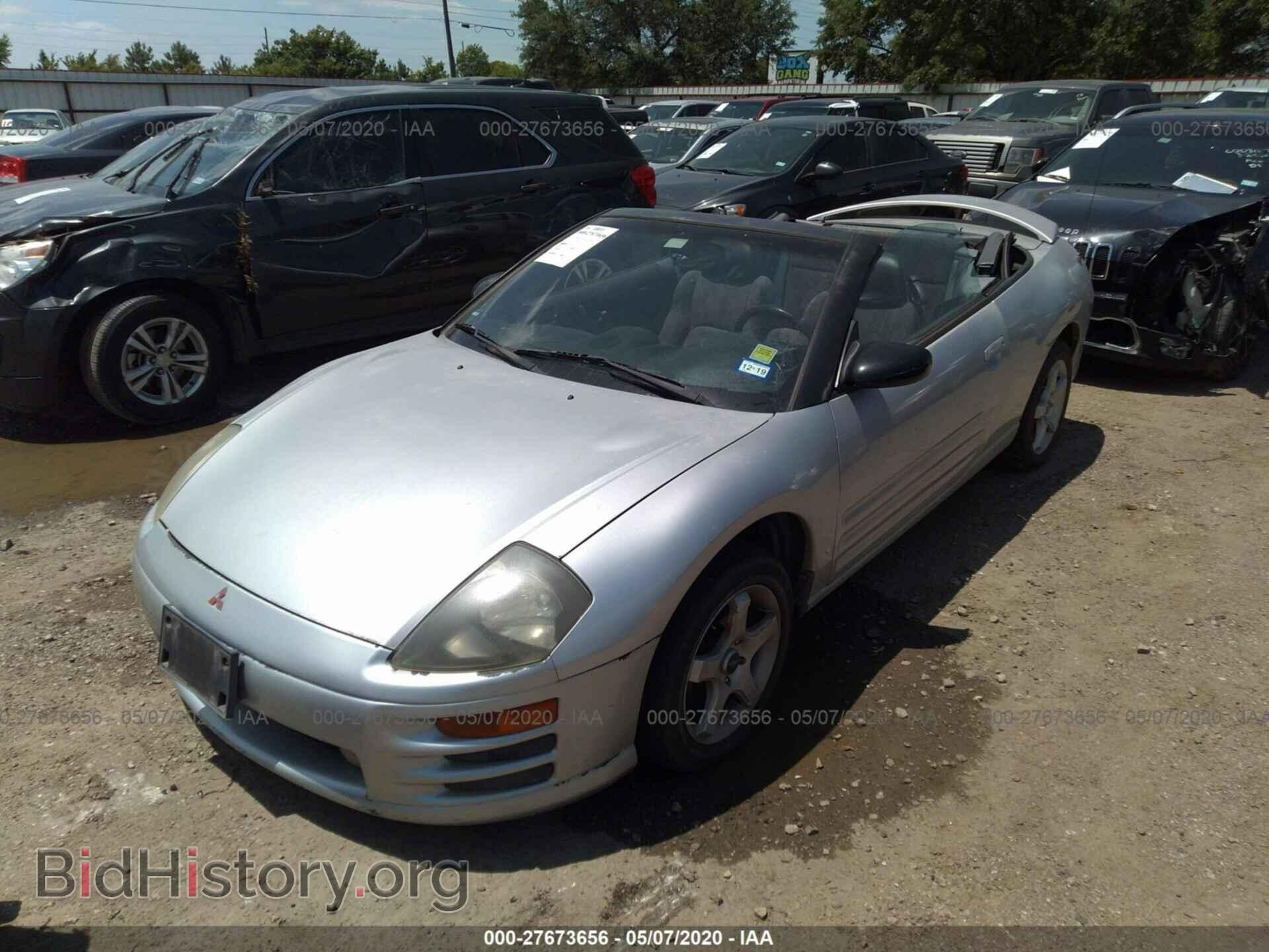 2001 MITSUBISHI ECLIPSE - VIN: 4A3AE45G91E125292 - Photo 2