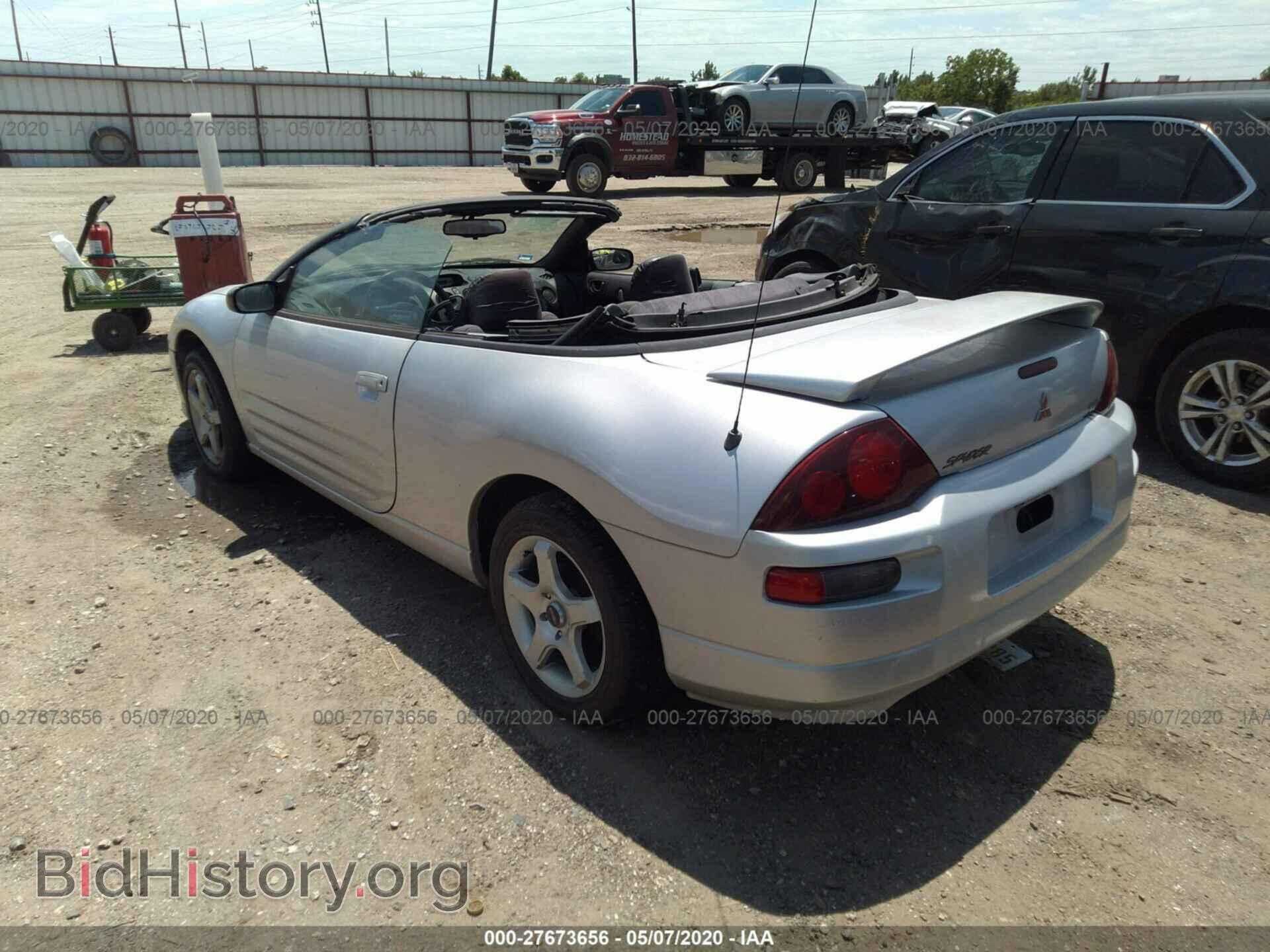 2001 MITSUBISHI ECLIPSE - VIN: 4A3AE45G91E125292 - Photo 3