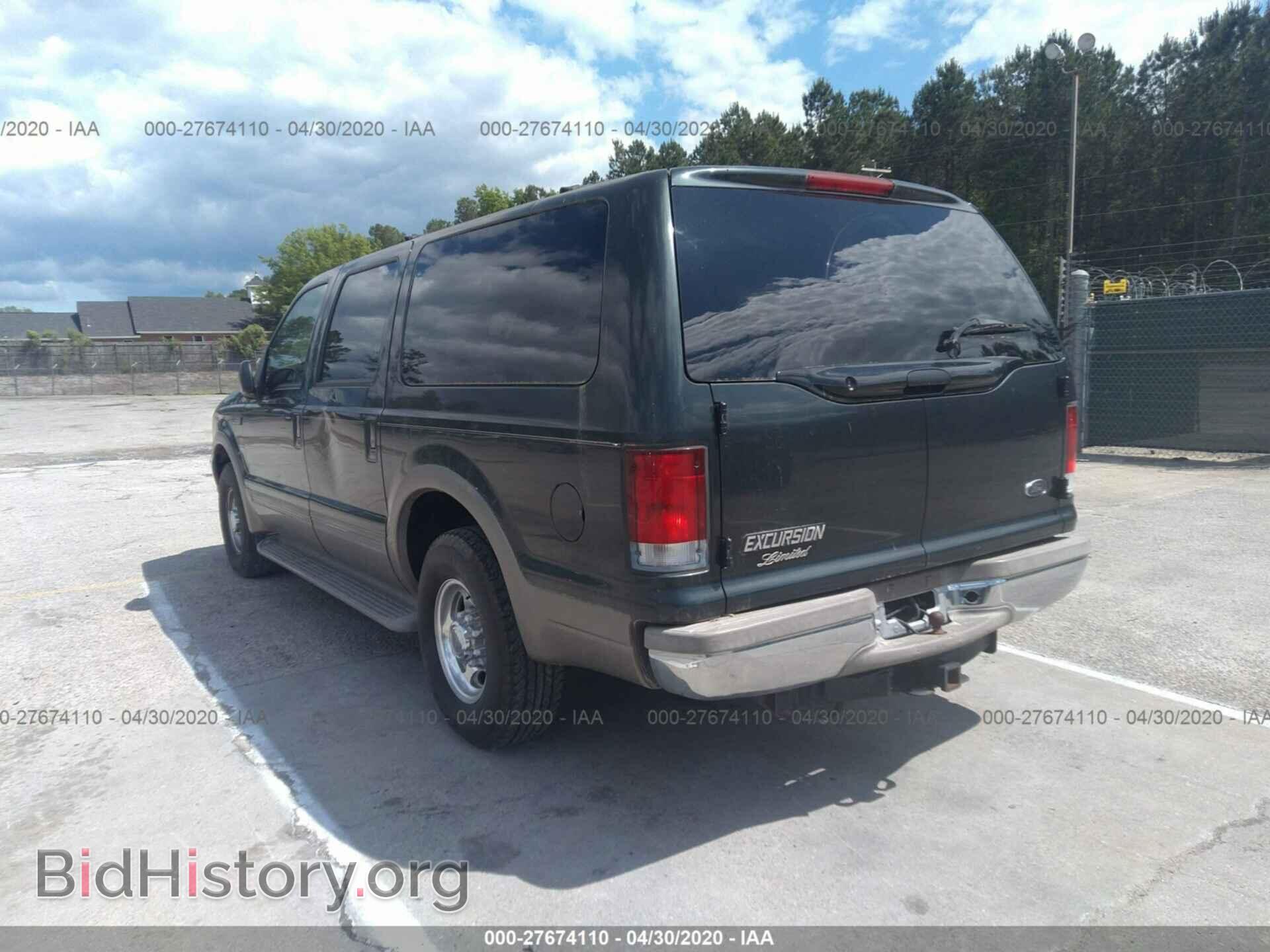 2000 FORD EXCURSION - VIN: 1FMNU42S4YEC18226 - Photo 3