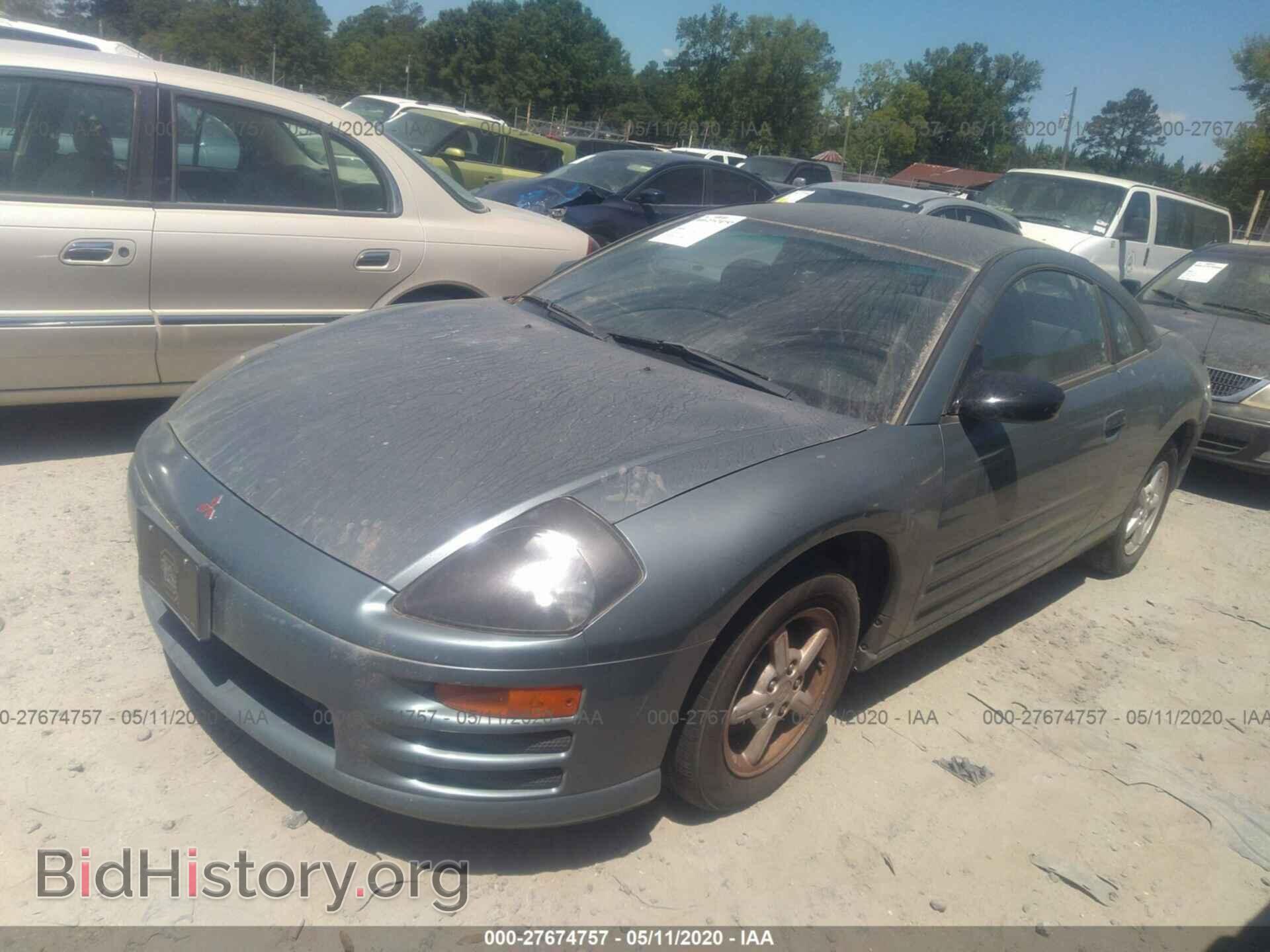 2001 MITSUBISHI ECLIPSE - VIN: 4A3AC34G21E075238 - Photo 2