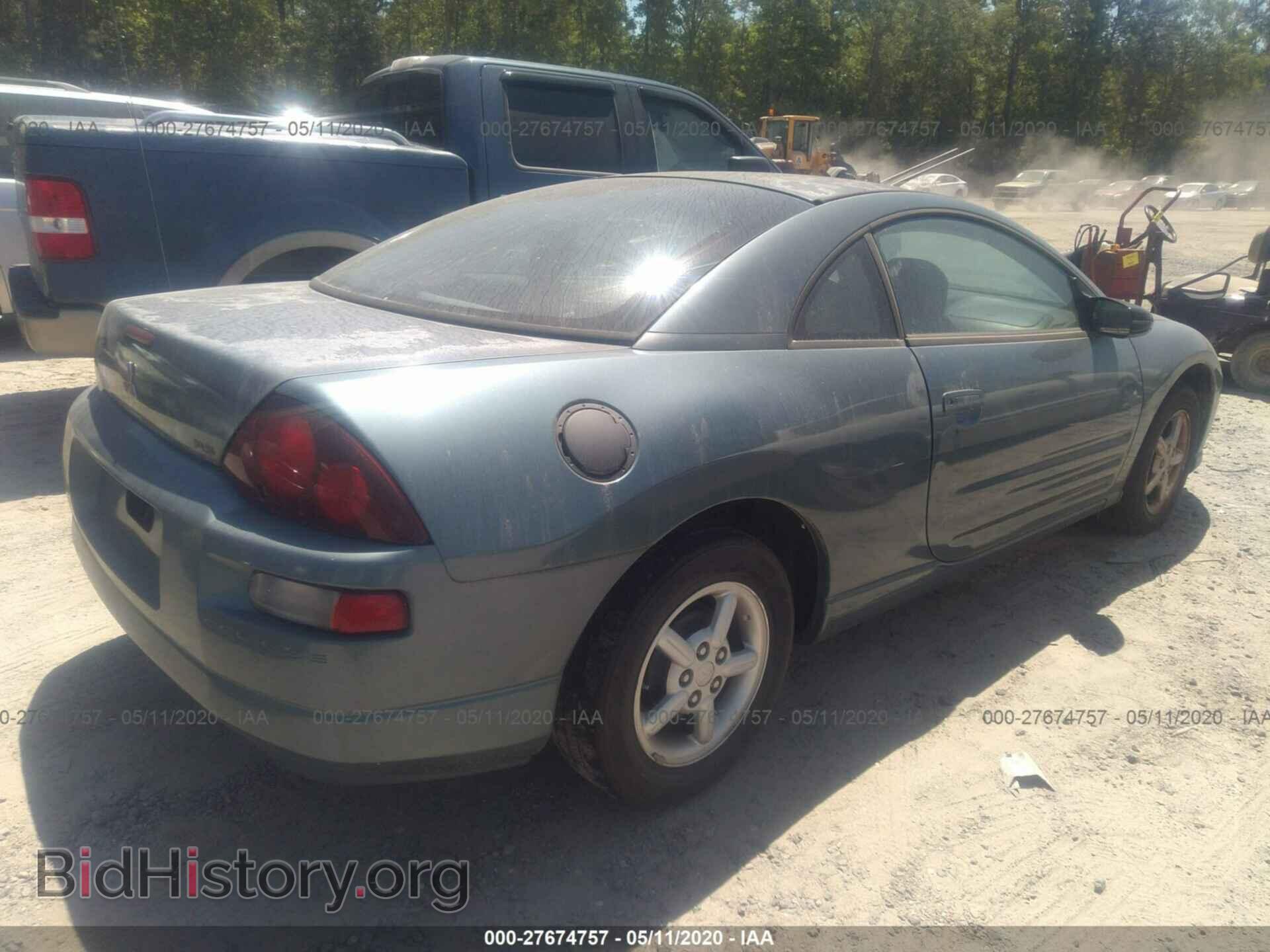 2001 MITSUBISHI ECLIPSE - VIN: 4A3AC34G21E075238 - Photo 4