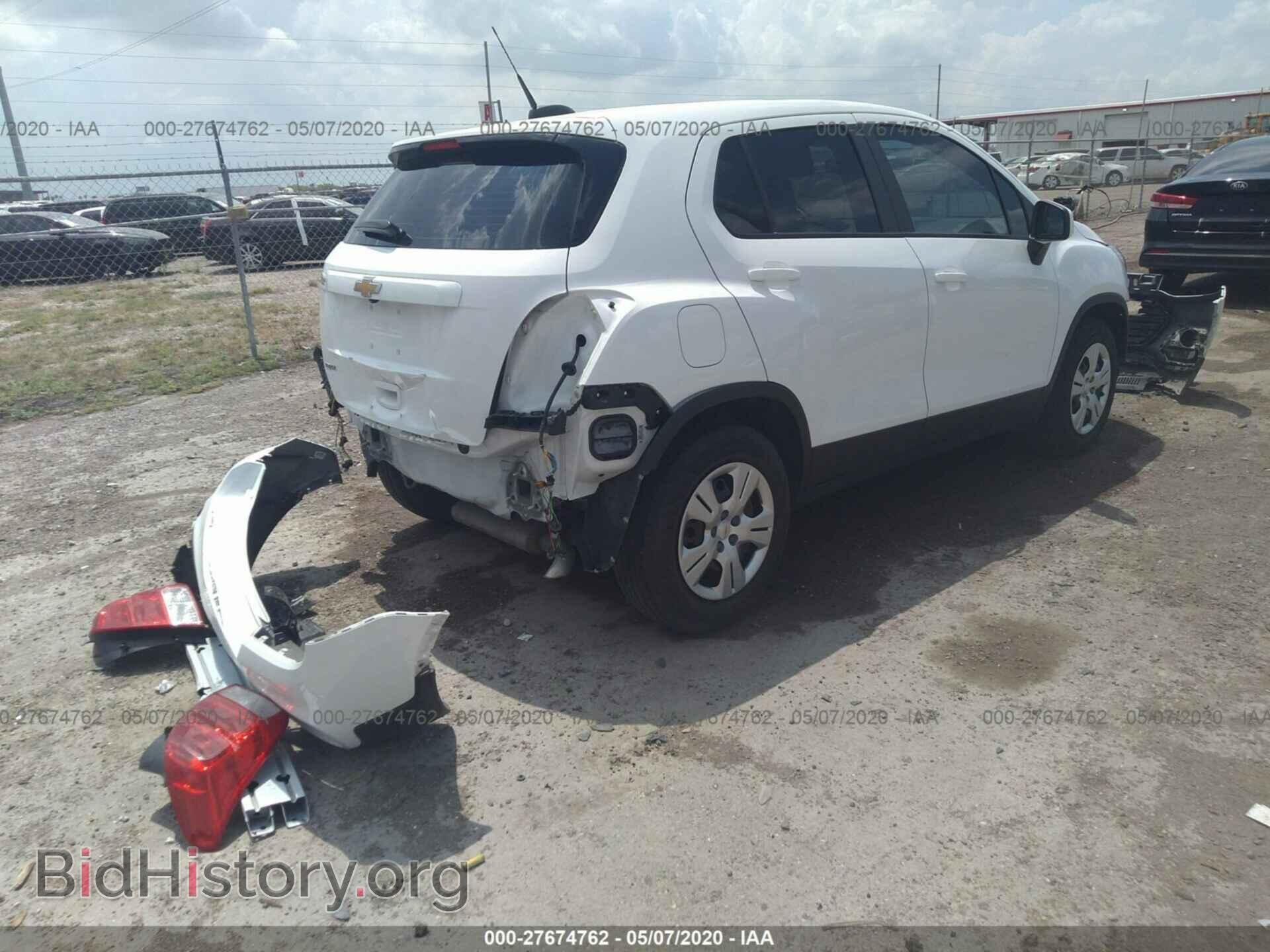 2017 CHEVROLET TRAX - VIN: KL7CJKSB6HB130916 - Фото 4