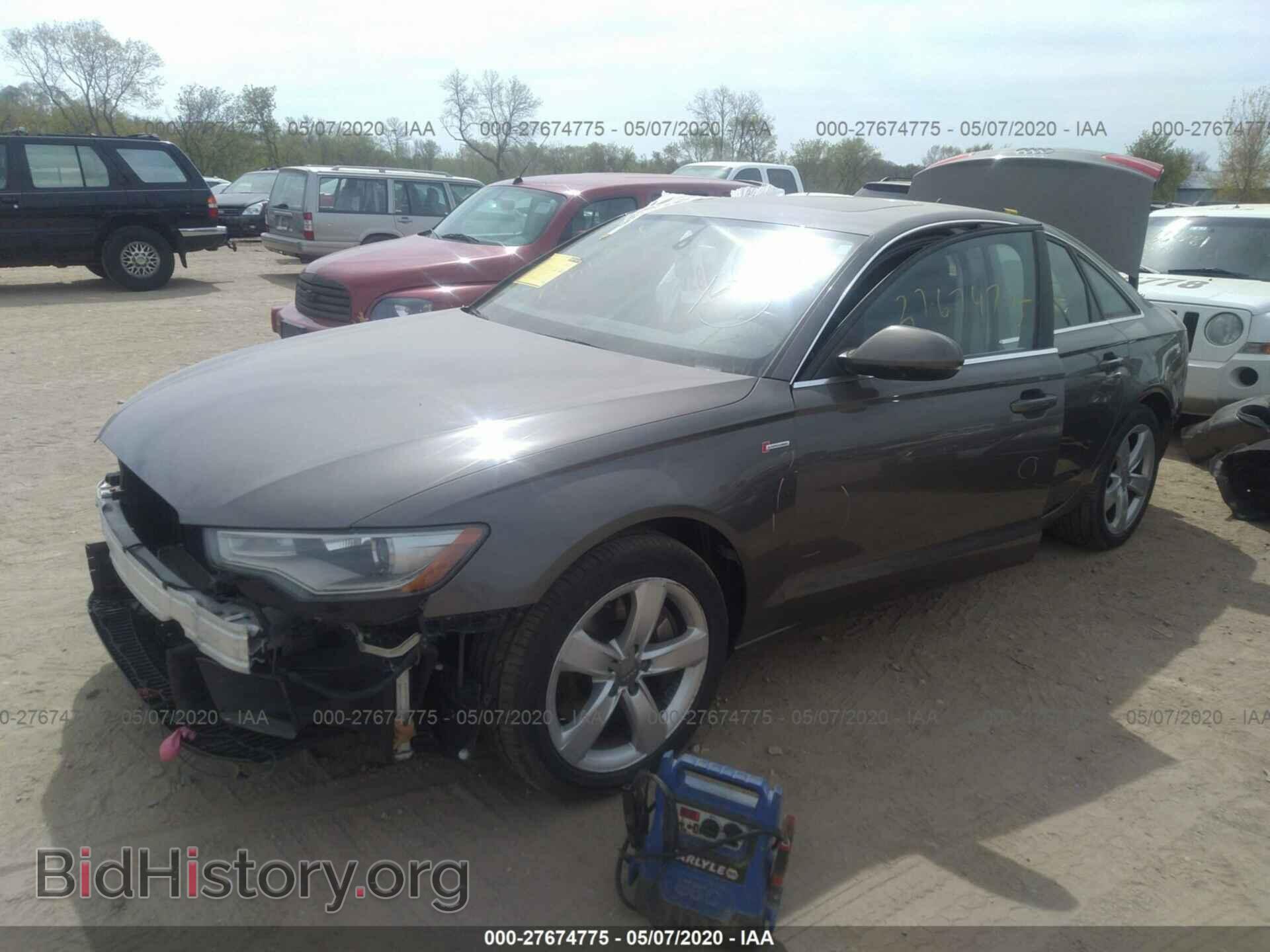 2012 AUDI A6 - VIN: WAUGGAFC8CN081982 - Фото 2
