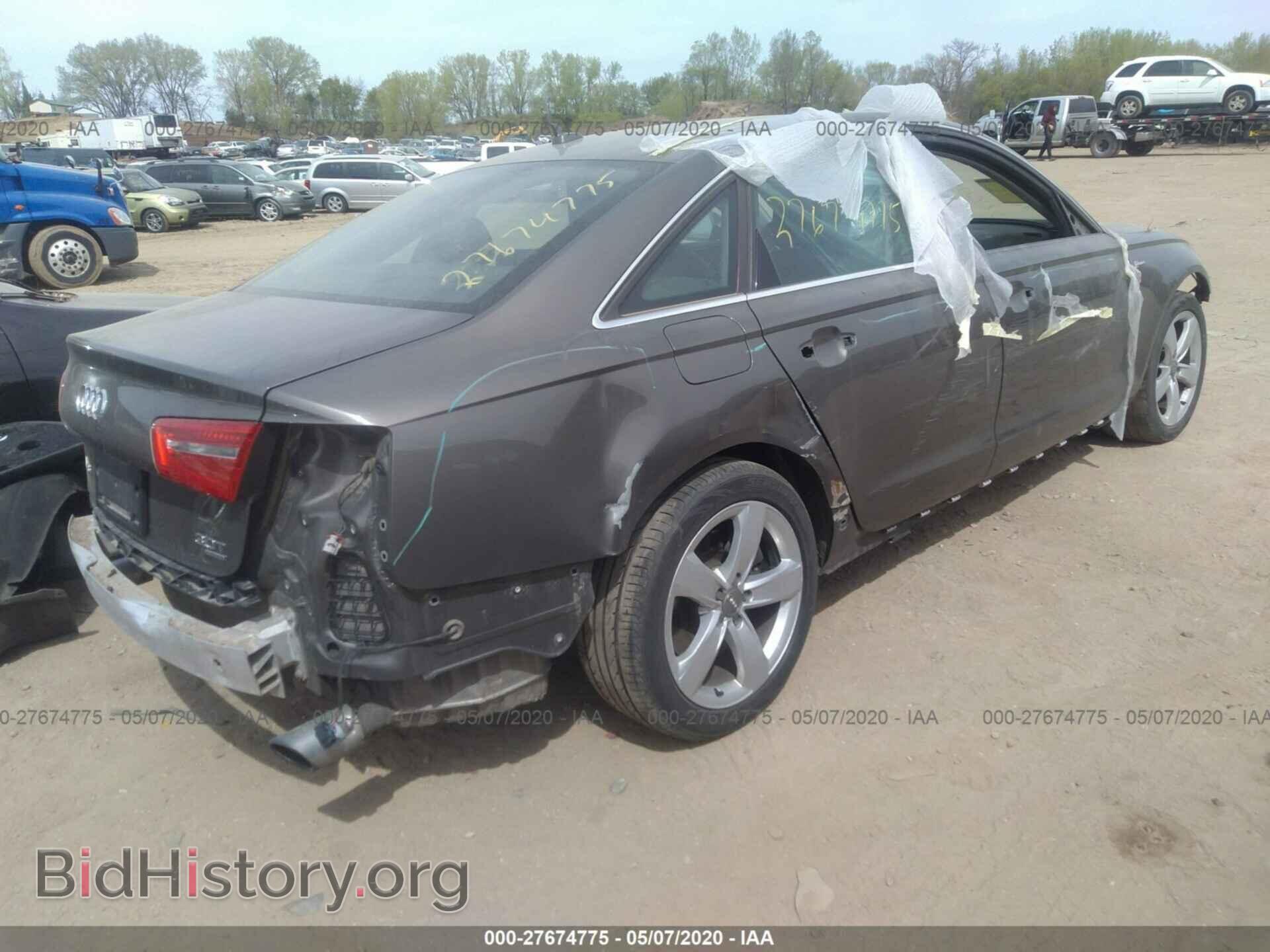 2012 AUDI A6 - VIN: WAUGGAFC8CN081982 - Фото 4