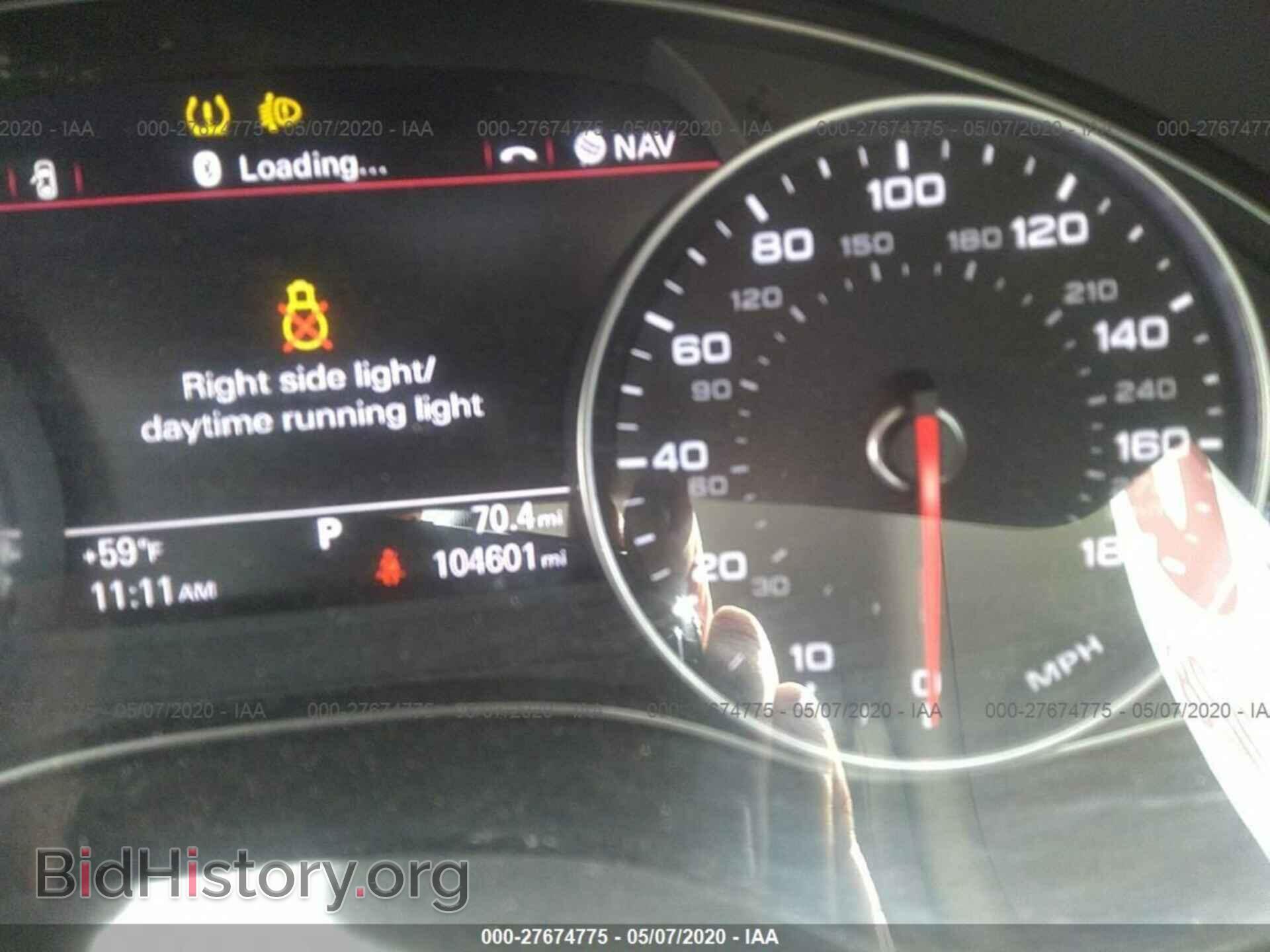 2012 AUDI A6 - VIN: WAUGGAFC8CN081982 - Фото 7
