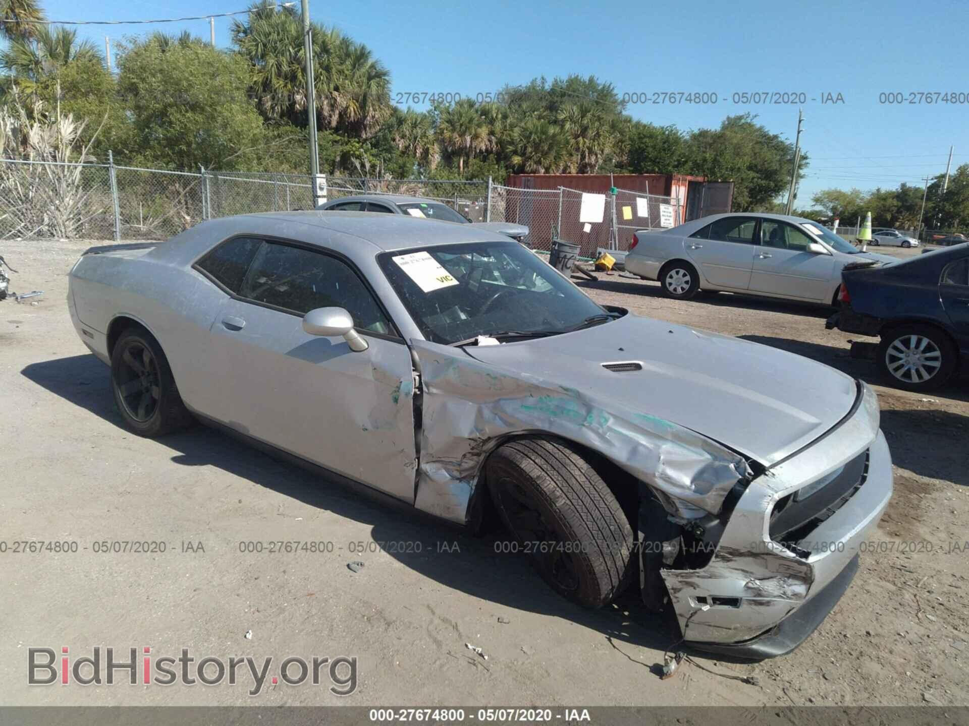 Photo 2C3CDYAG6CH181220 - DODGE CHALLENGER 2012