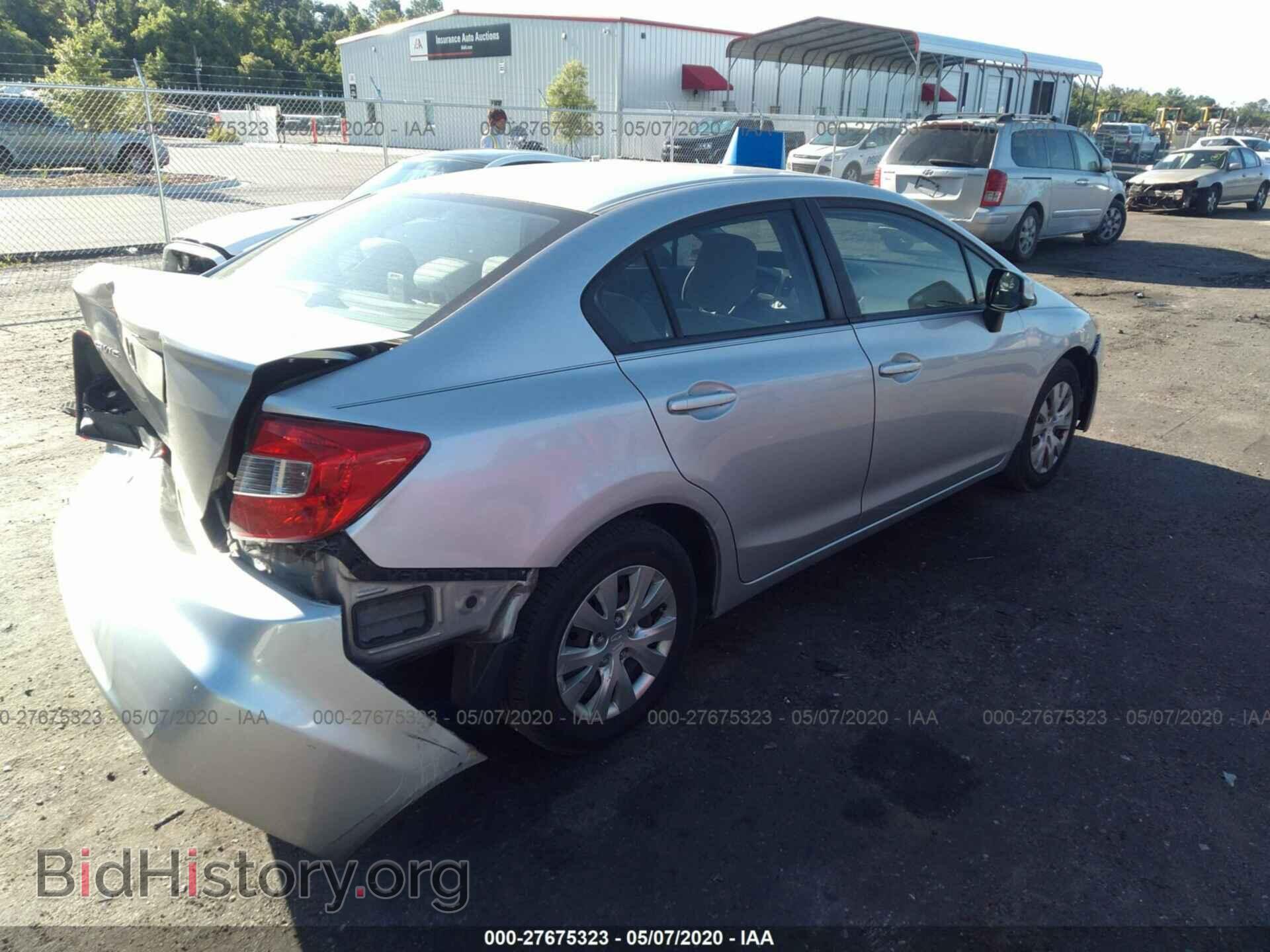 2012 HONDA CIVIC - VIN: 19XFB2F58CE017045 - Фото 4