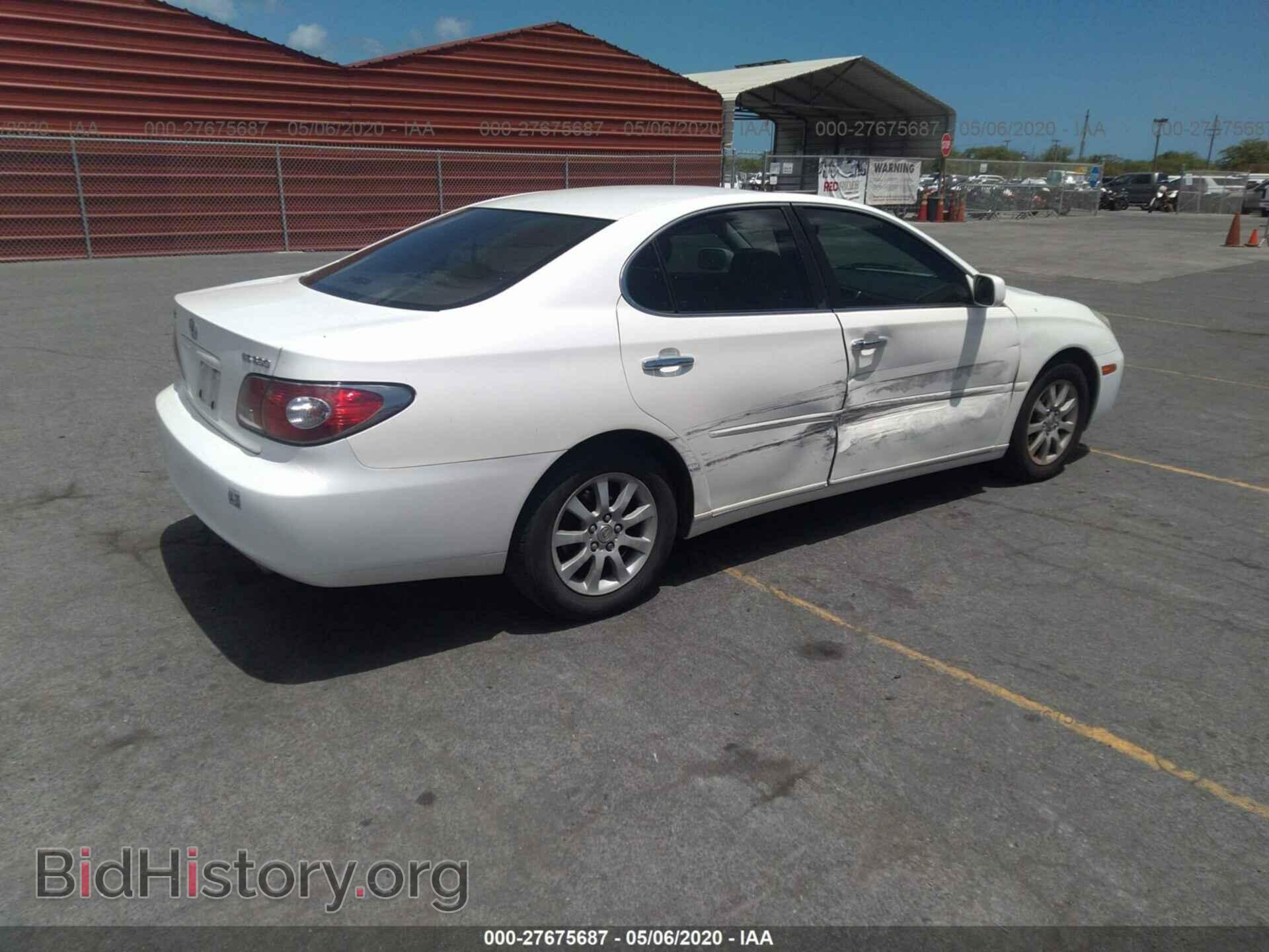 2003 LEXUS ES - VIN: JTHBF30GX30092825 - Фото 4