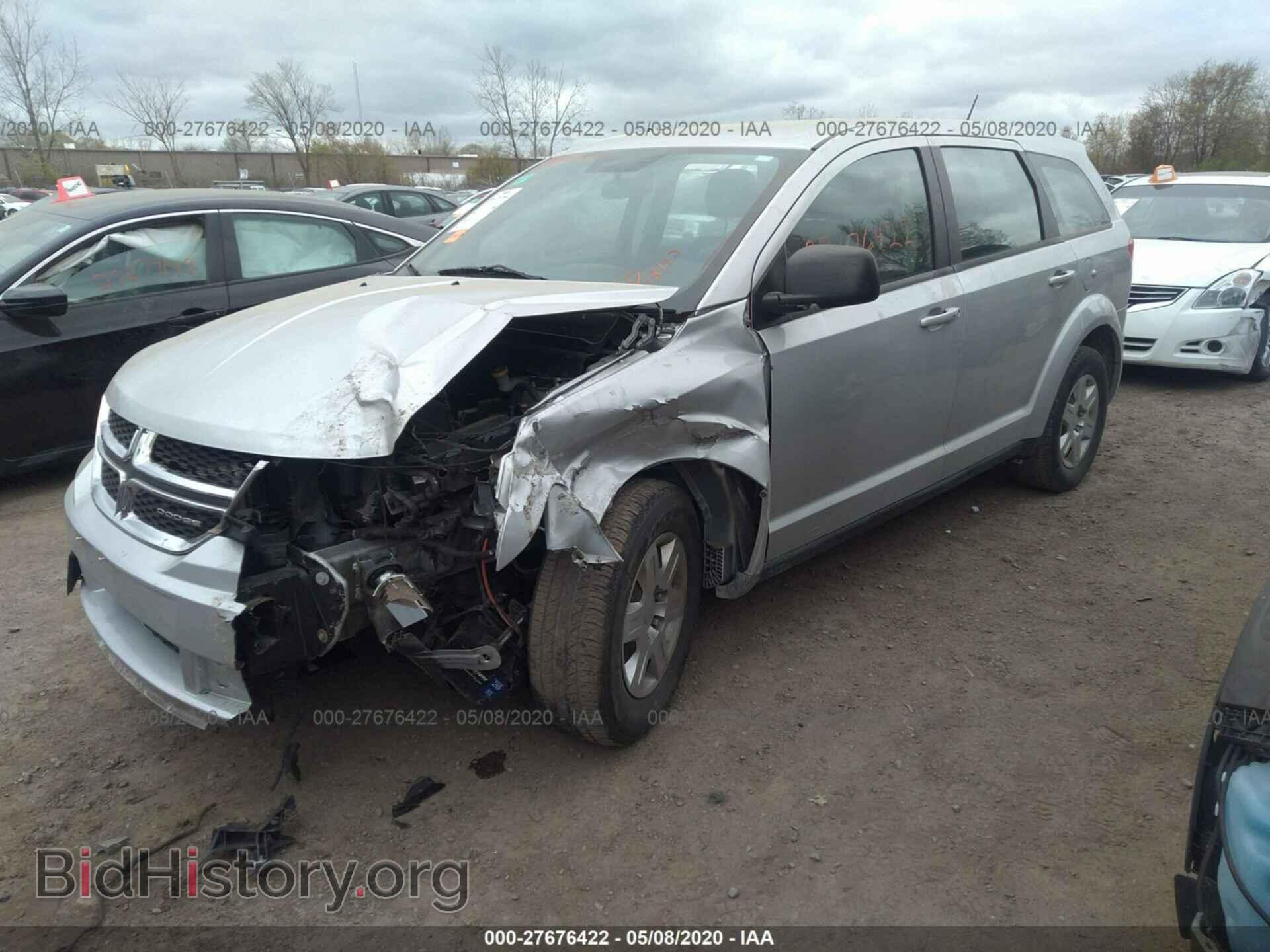 2012 DODGE JOURNEY - VIN: 3C4PDCAB5CT207088 - Фото 2