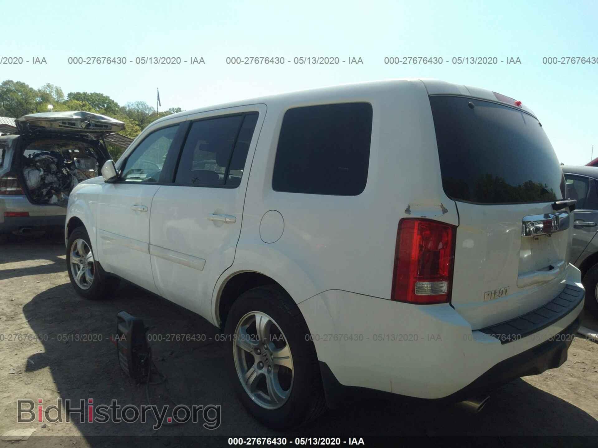 2013 HONDA PILOT - VIN: 5FNYF3H51DB032577 - Фото 3