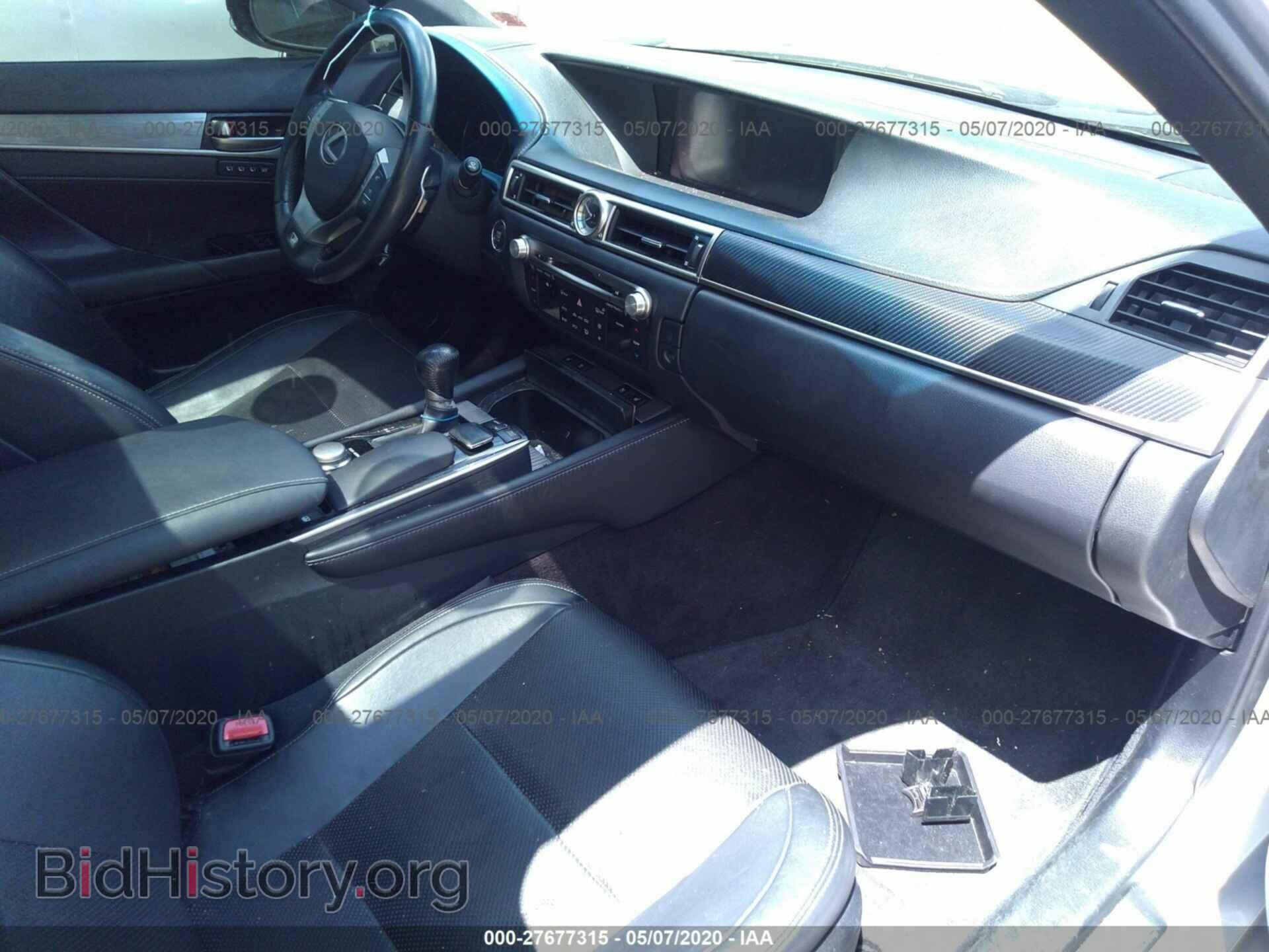 2013 LEXUS GS - VIN: JTHCE1BL4D5003292 - Фото 5