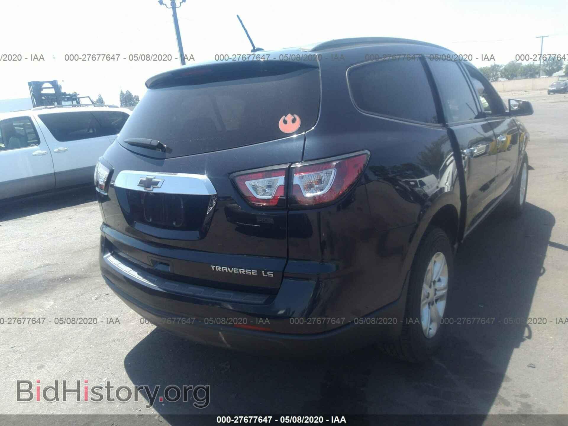 2015 CHEVROLET TRAVERSE - VIN: 1GNKRFED2FJ154023 - Фото 4