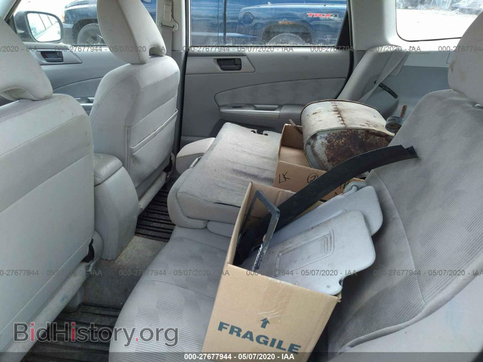 2010 SUBARU FORESTER - VIN: JF2SH6AC9AH711844 - Фото 8