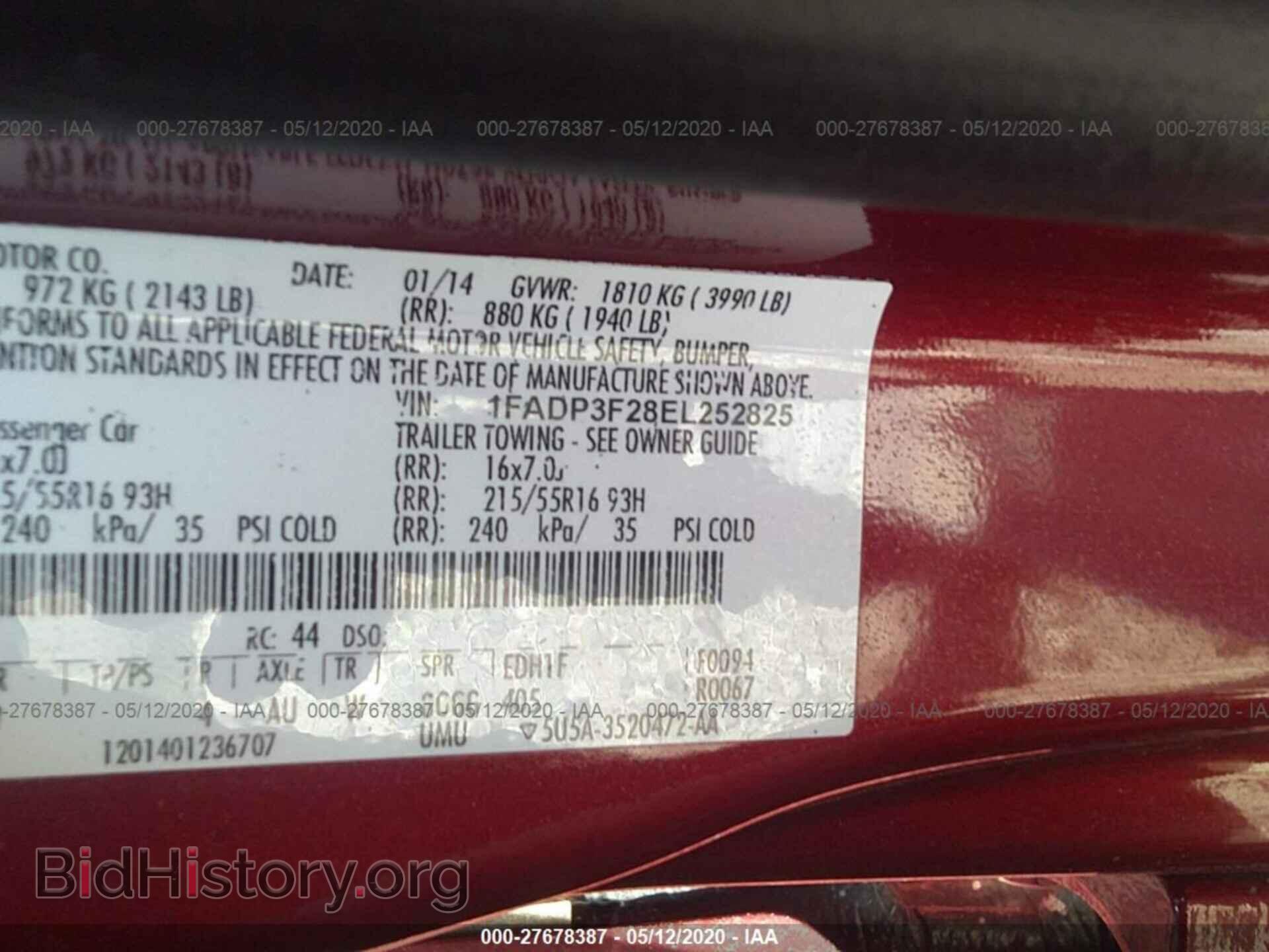 2014 FORD FOCUS - VIN: 1FADP3F28EL252825 - Photo 9