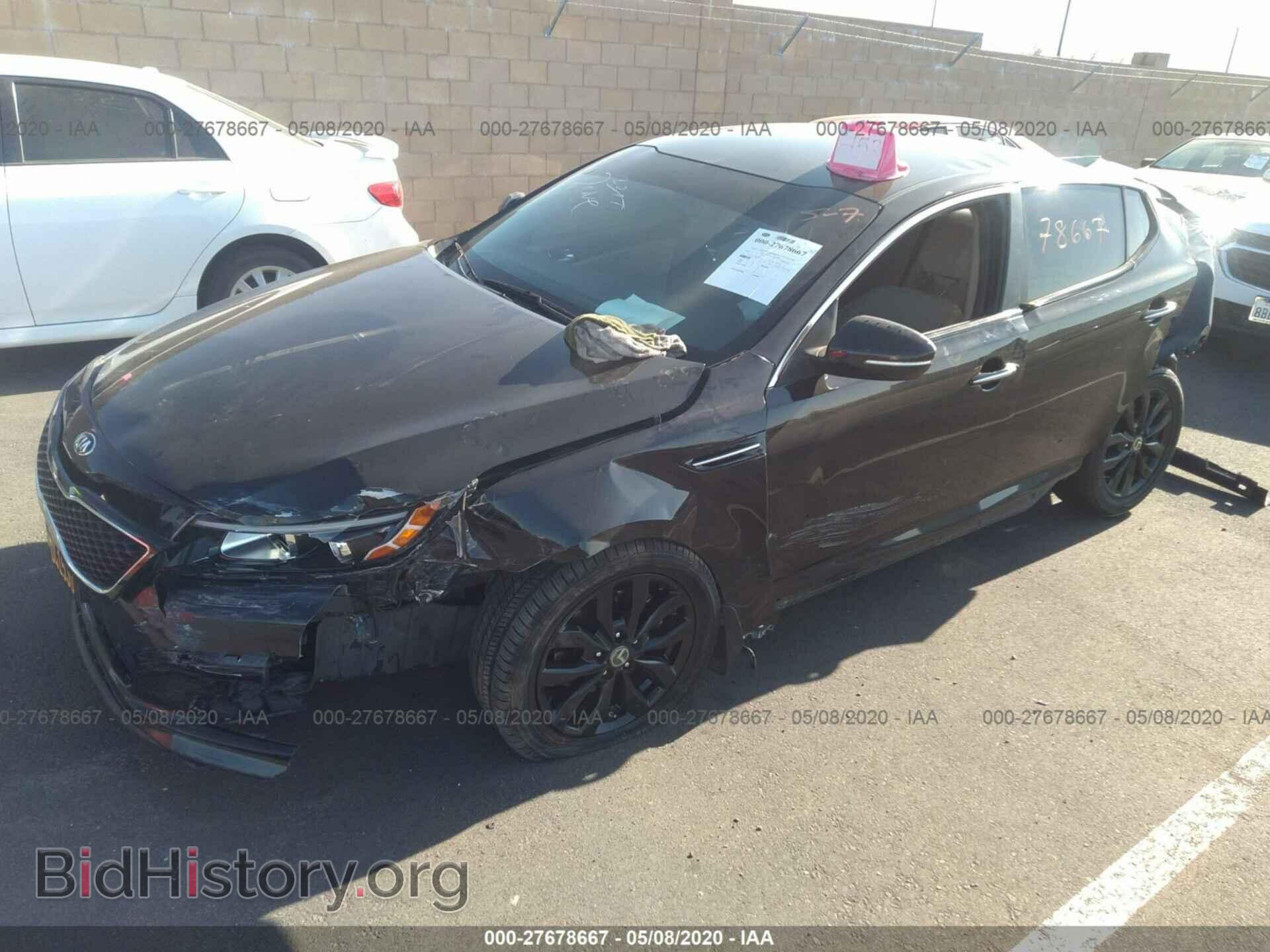 2014 KIA OPTIMA - VIN: 5XXGN4A74EG269529 - Фото 2