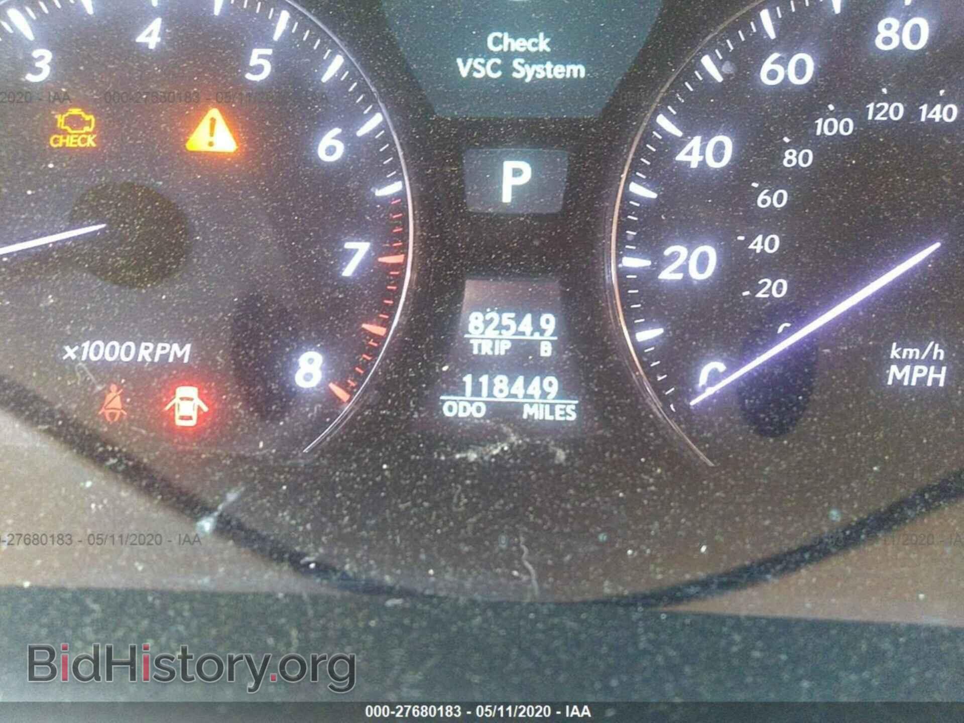 2007 LEXUS LS - VIN: JTHBL46F275045679 - Фото 7
