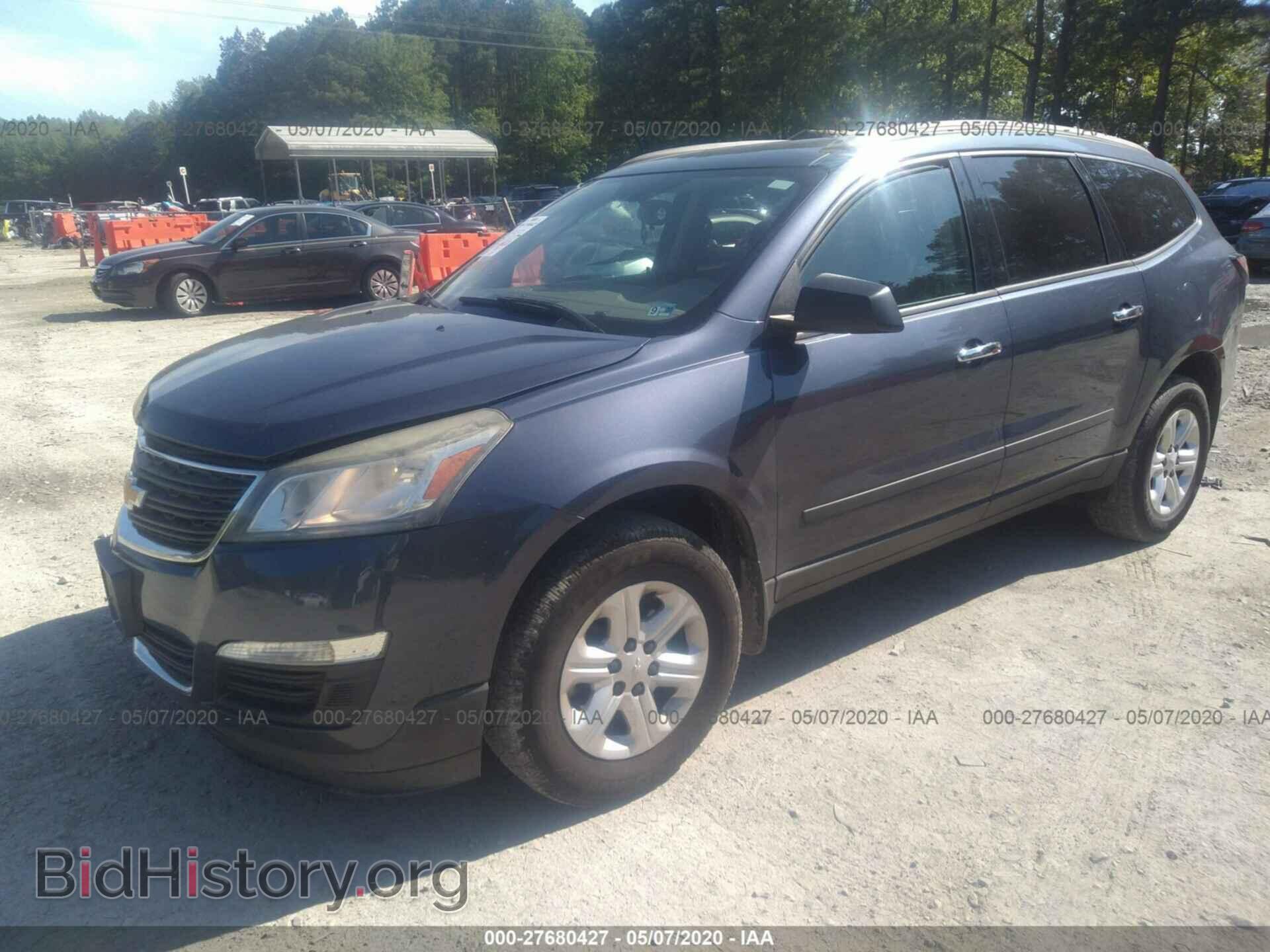 2013 CHEVROLET TRAVERSE - VIN: 1GNKRFED8DJ252082 - Фото 2