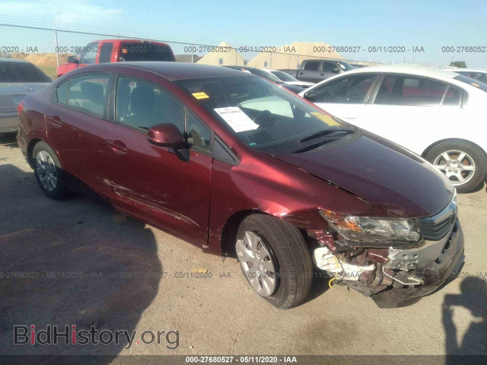 Photo 2HGFB2F58CH573703 - HONDA CIVIC 2012