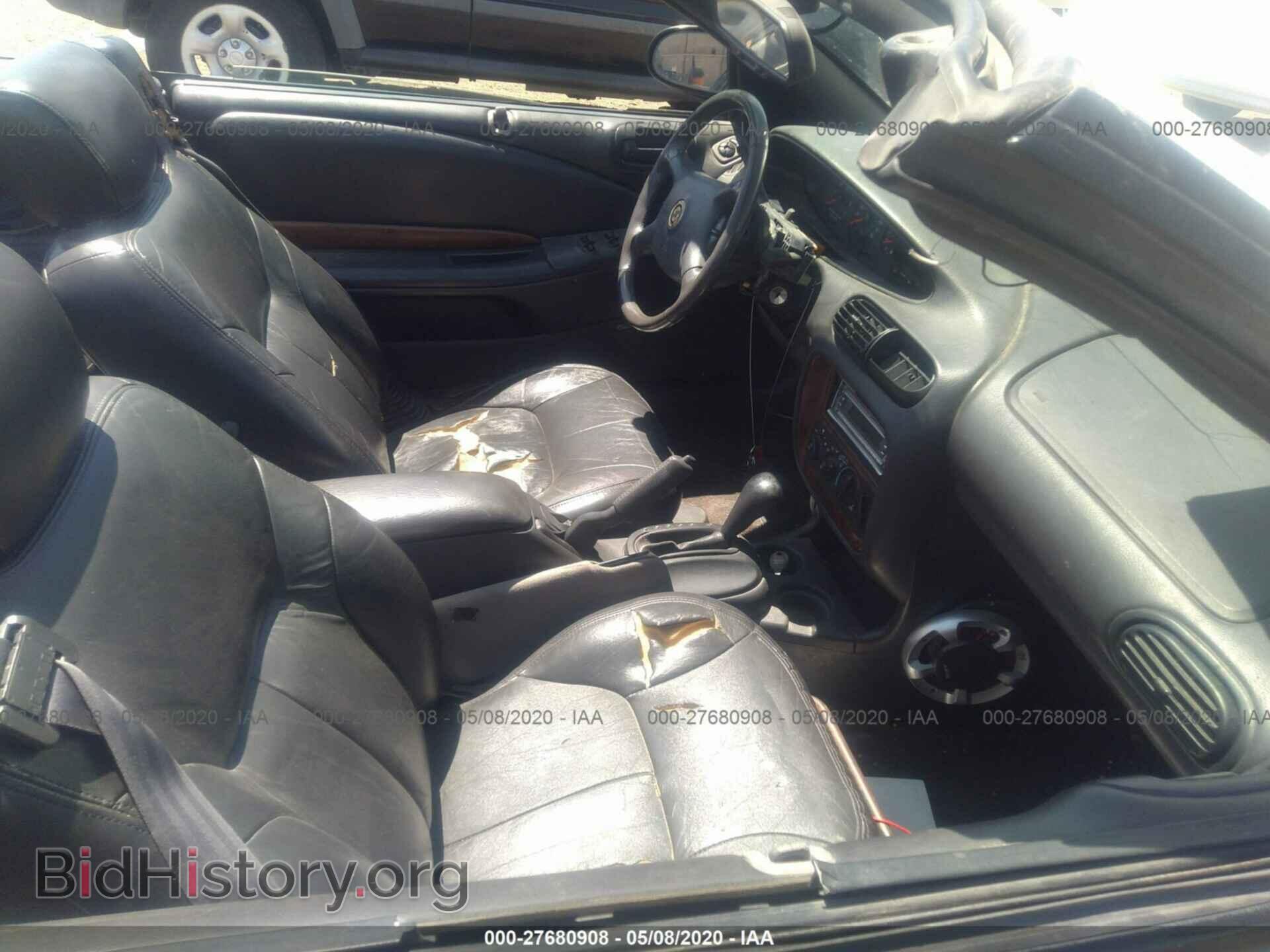 2000 CHRYSLER SEBRING - VIN: 3C3EL55H2YT278703 - Фото 5