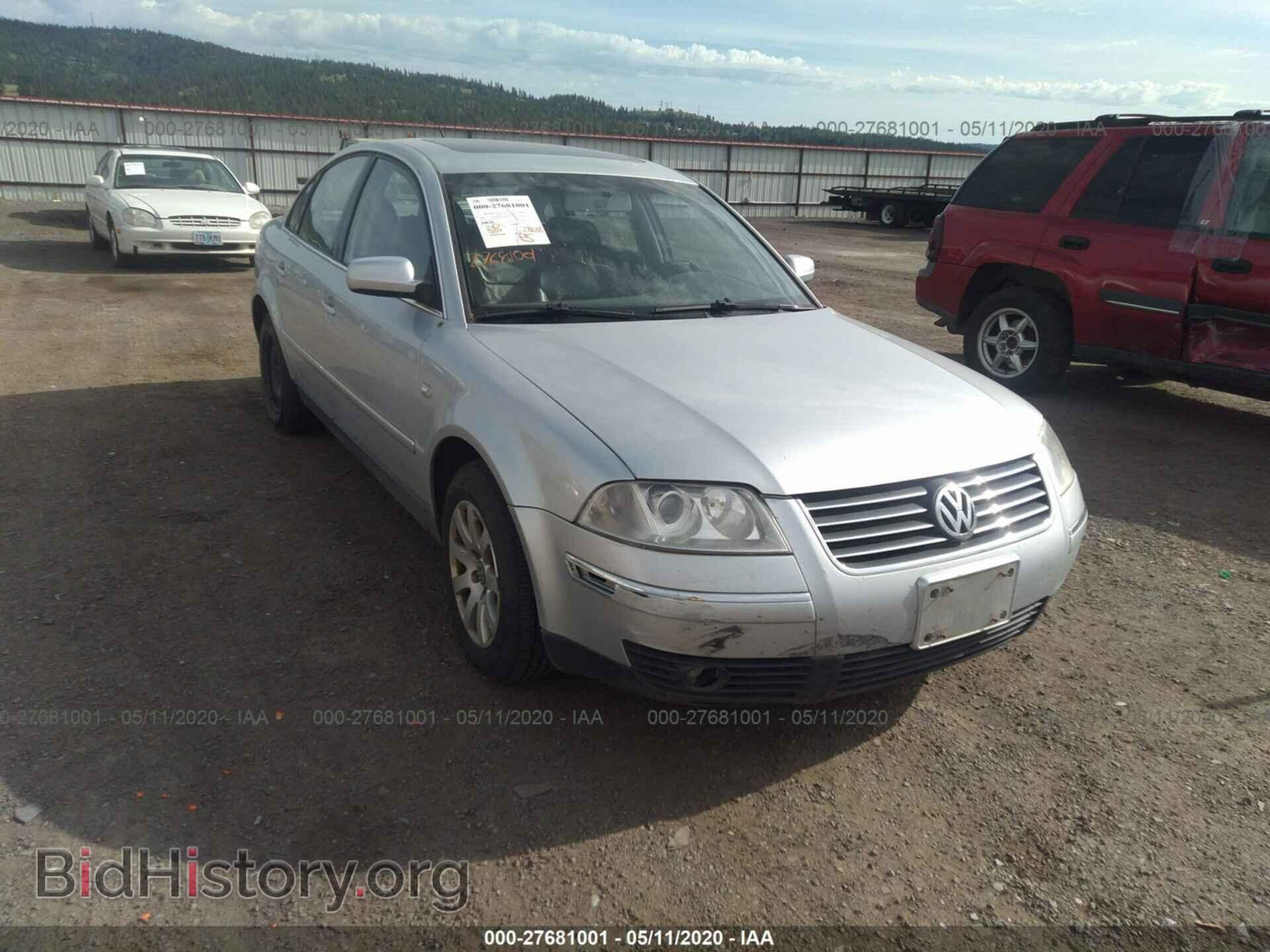 Фотография WVWPD63B93P251565 - VOLKSWAGEN PASSAT 2003