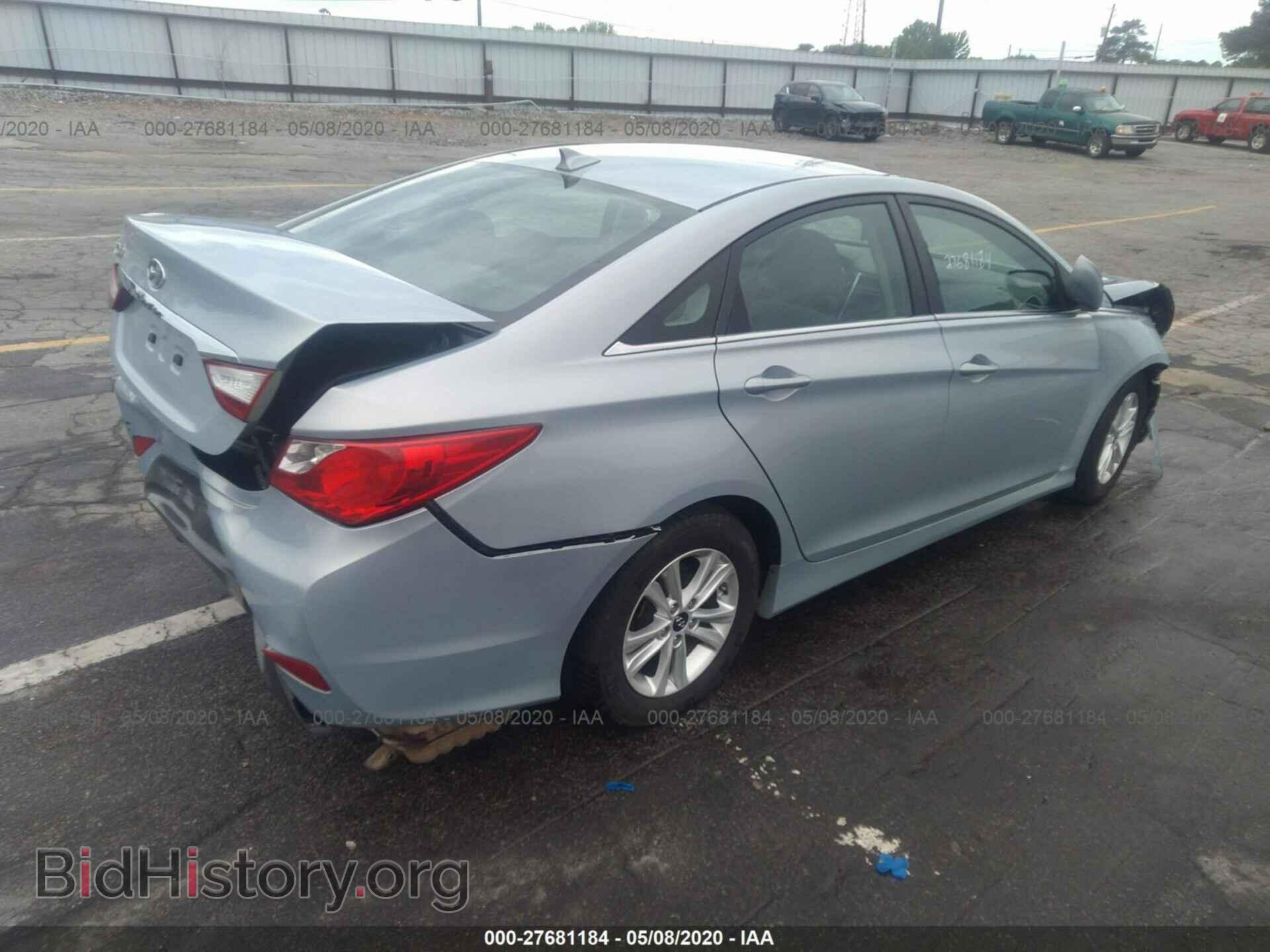 2014 HYUNDAI SONATA - VIN: 5NPEB4ACXEH834075 - Фото 4