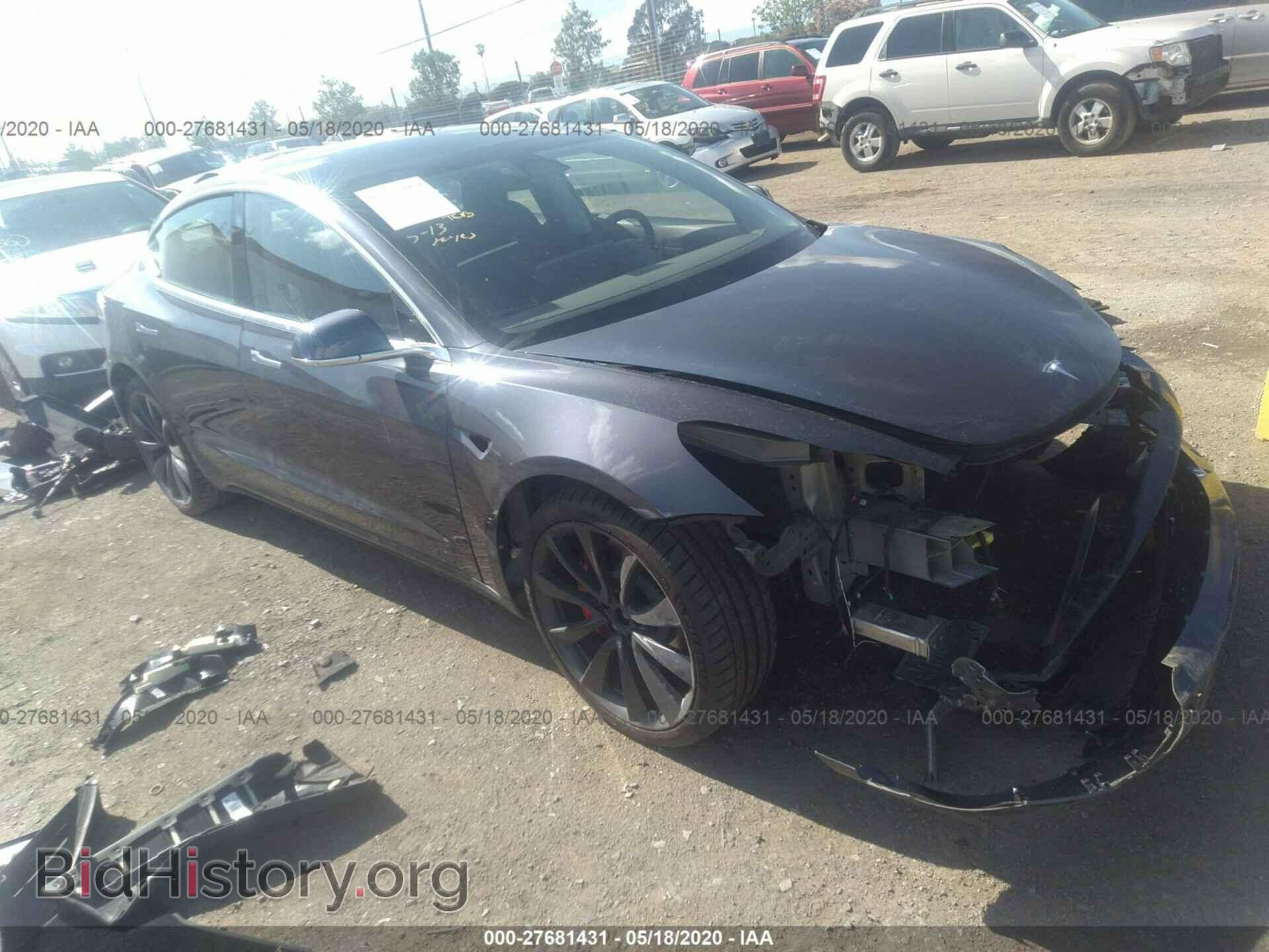 Photo 5YJ3E1ECXLF646837 - TESLA MODEL 3 2020