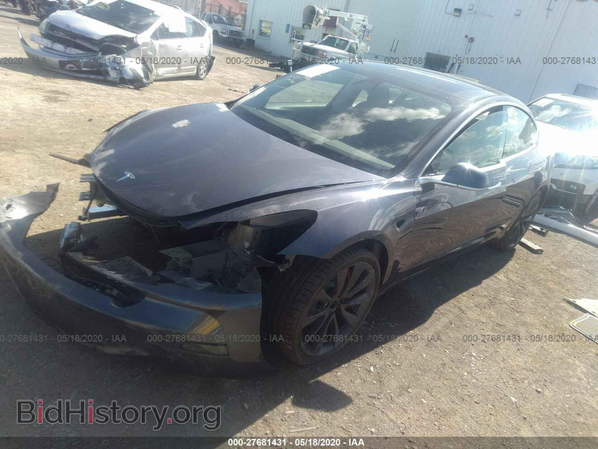2020 TESLA MODEL 3 - VIN: 5YJ3E1ECXLF646837 - Фото 2