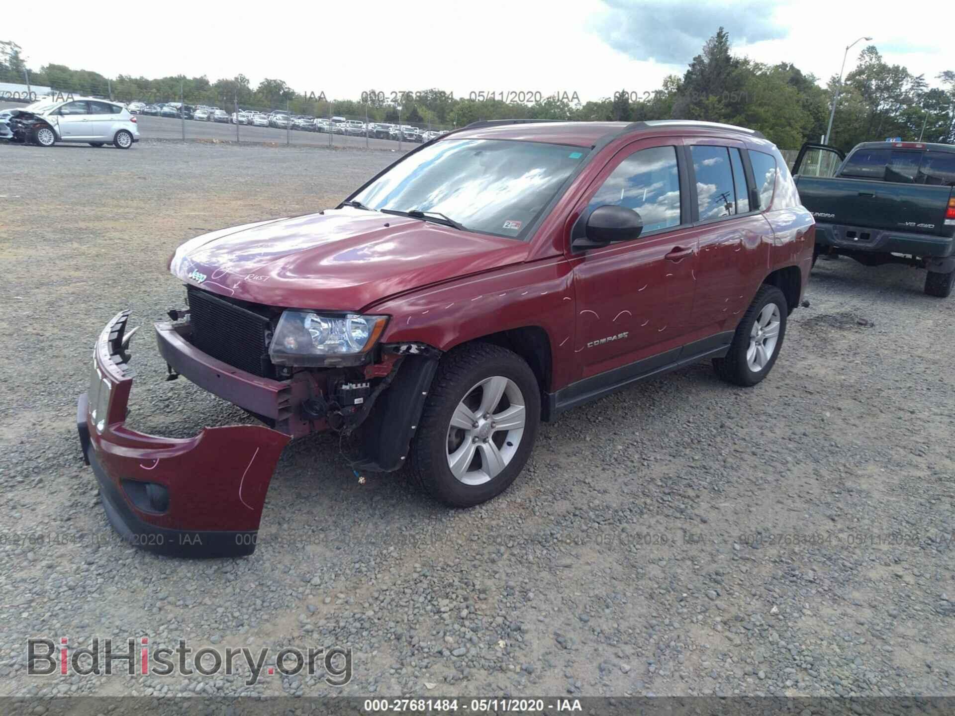 2014 JEEP COMPASS - VIN: 1C4NJDBB7ED828216 - Фото 2