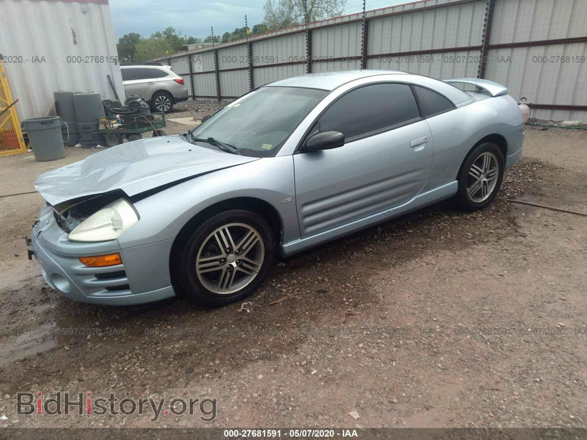 2003 MITSUBISHI ECLIPSE - VIN: 4A3AC84H53E152841 - Фото 2