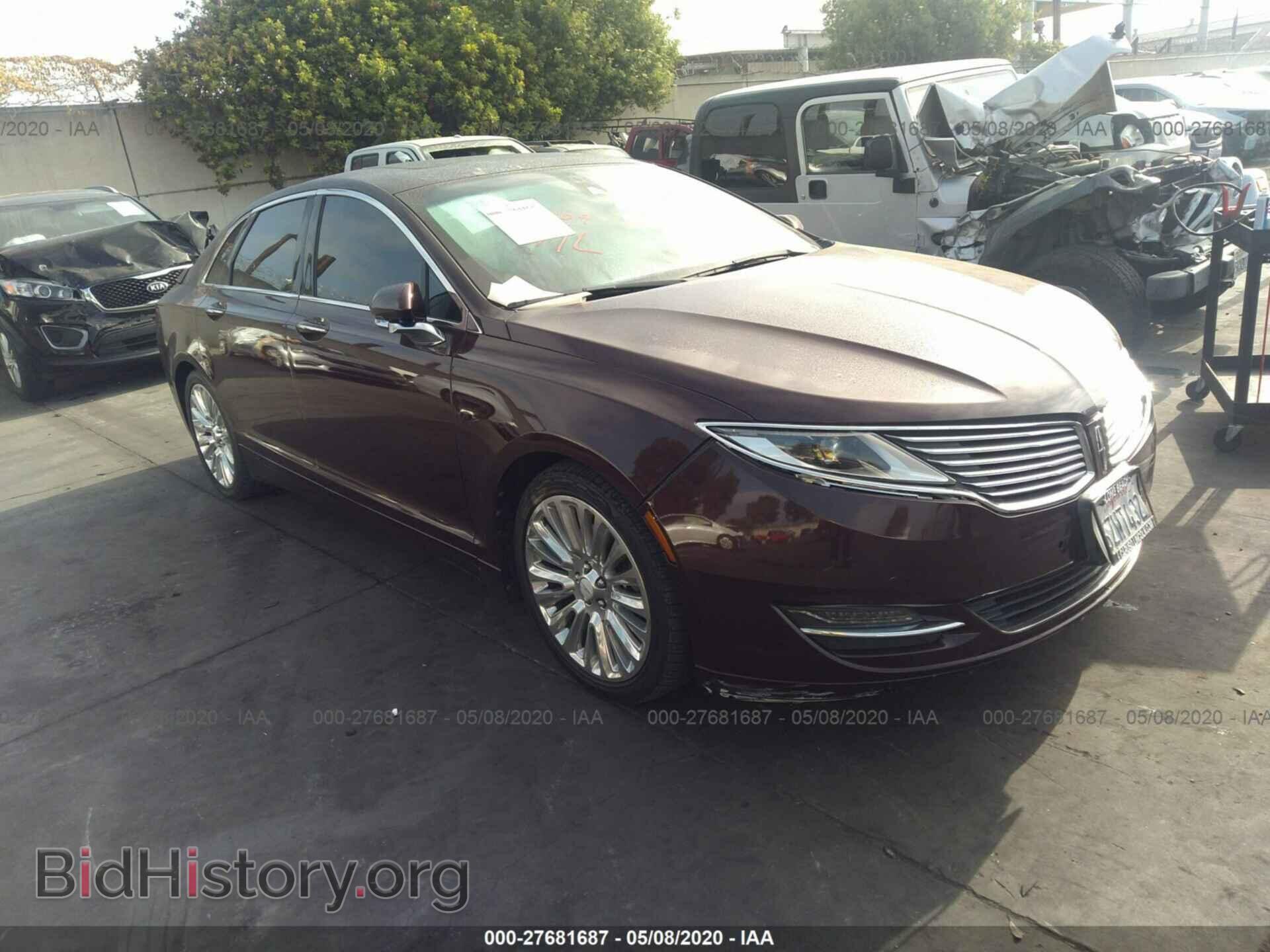 Фотография 3LN6L2G99DR802596 - LINCOLN MKZ 2013
