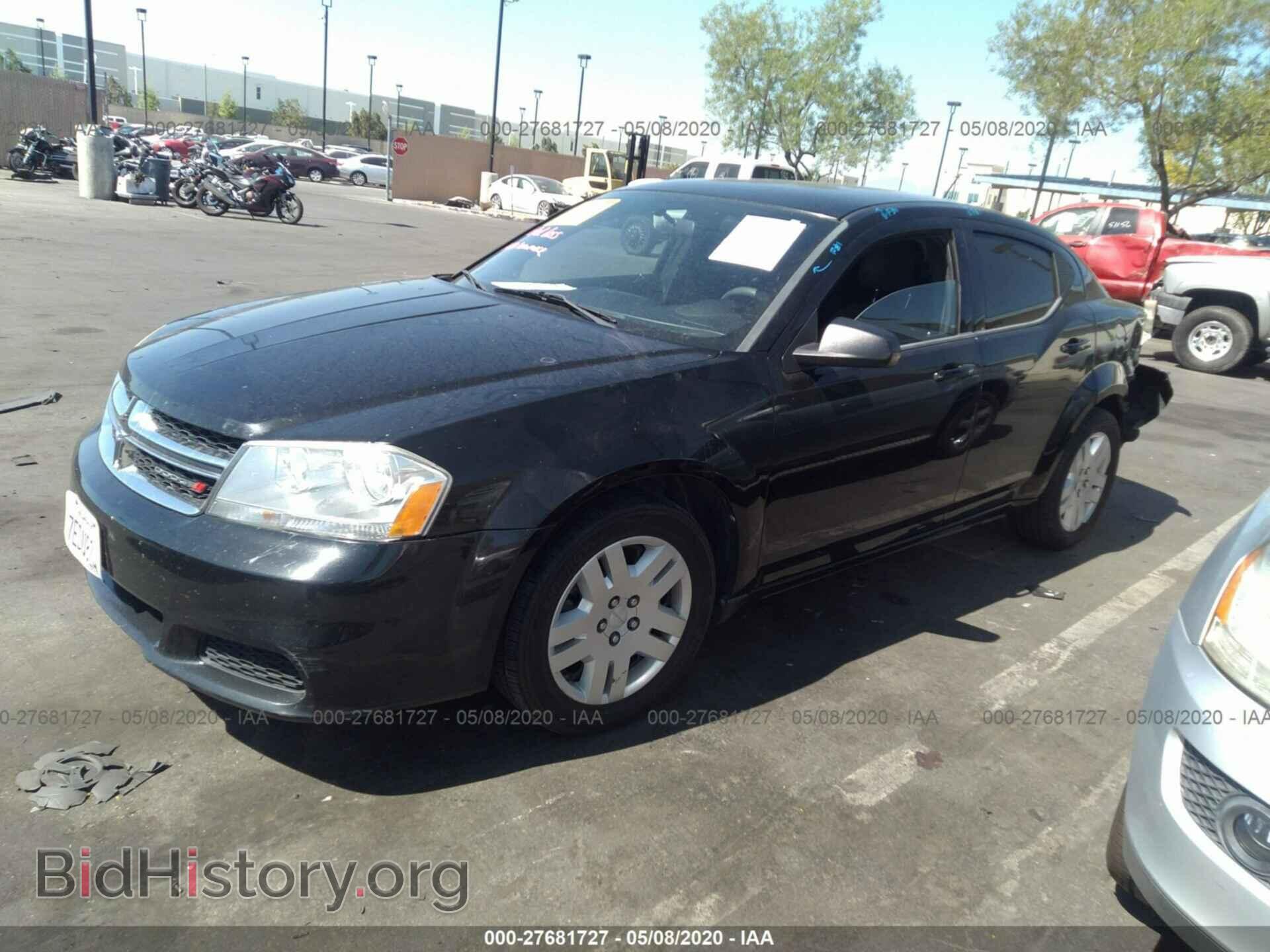 2012 DODGE AVENGER - VIN: 1C3CDZAB8CN331460 - Фото 2