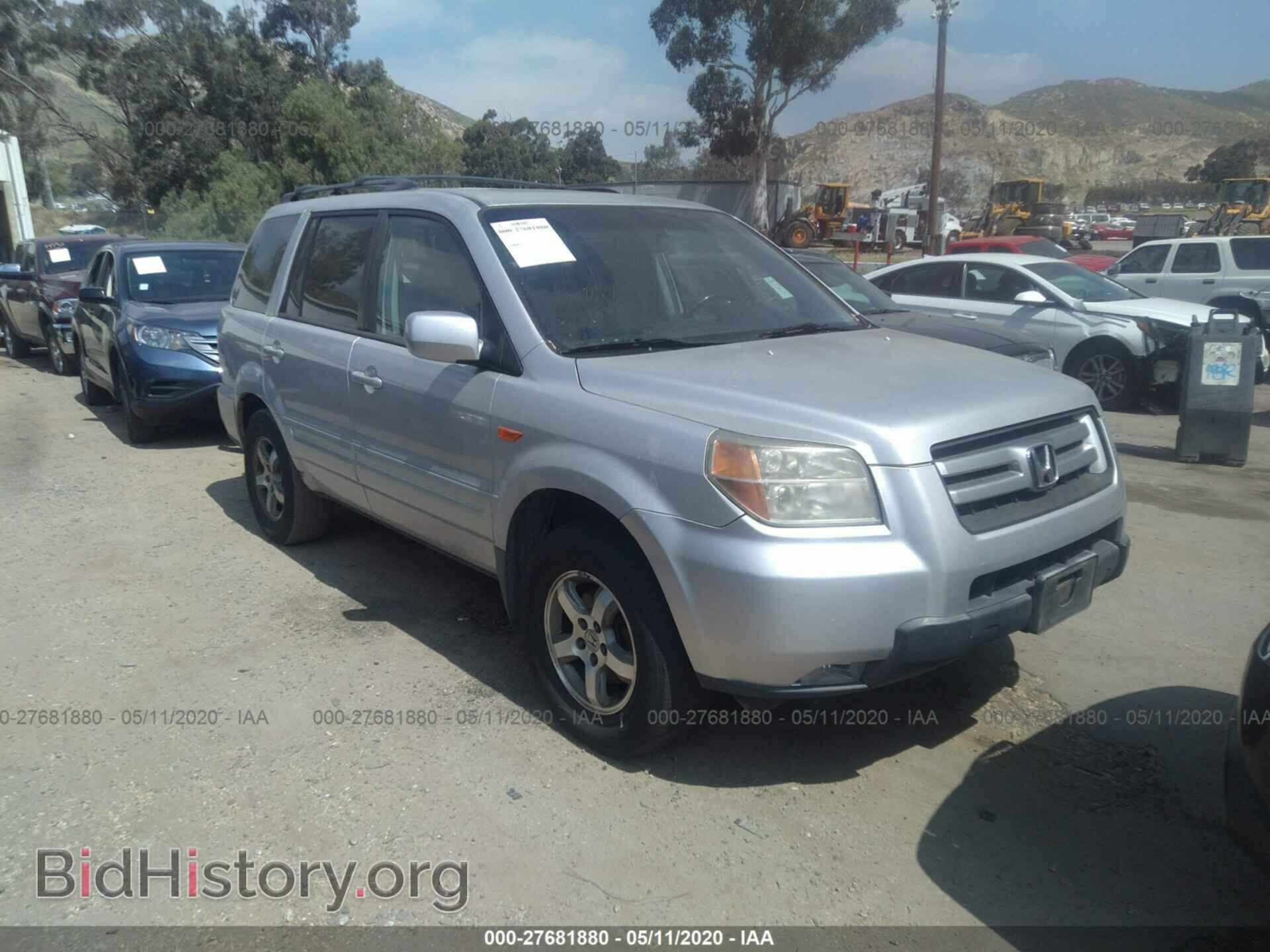 Photo 5FNYF28696B030419 - HONDA PILOT 2006